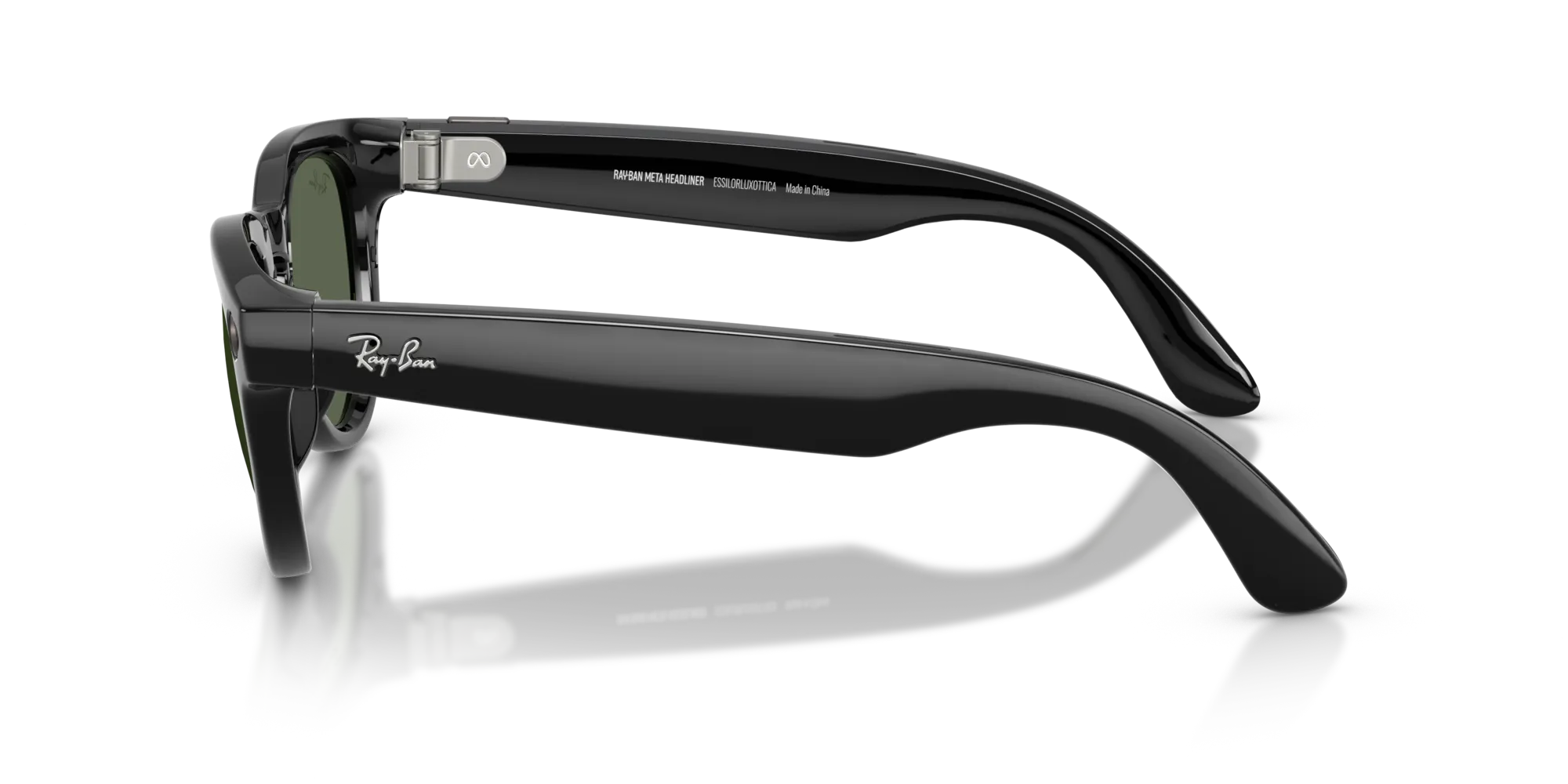 Ray - Ban Meta RW4013 Headliner 601/71 - GEN 2 Smart glasses Iniettato Nero Verde G15 Pantos Normale - immagine 4