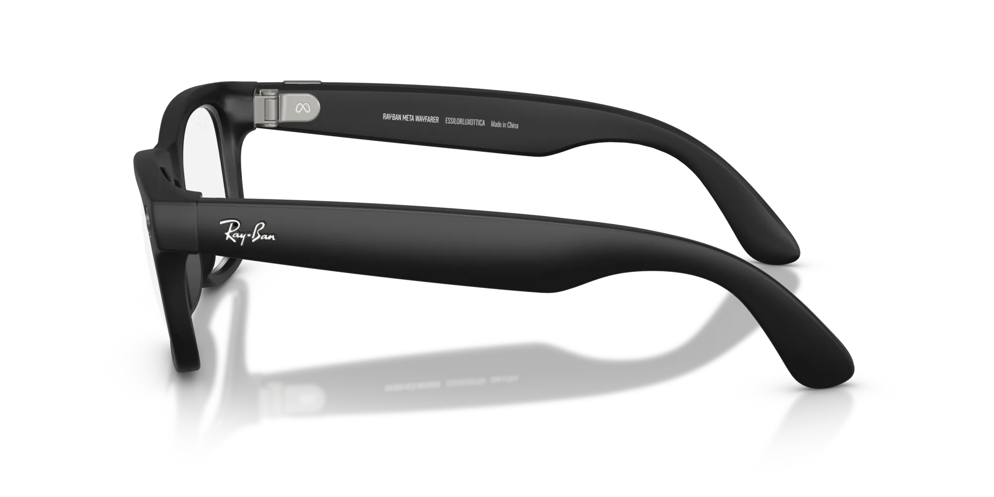 Ray - Ban RW4012 Ray-Ban Meta (Gen 2) Wayfarer 601SSB Smart glasses Iniettato Nero Trasparente Squadrata Anti-luce blu Antiriflesso - immagine 4