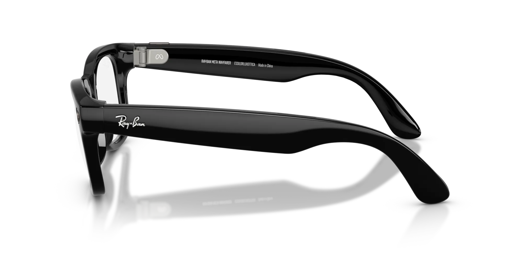 Ray - Ban Meta RW4012 Wayfarer 601/1M - GEN 2 Smart glasses Iniettato Nero Trasparente/verde grafite Fotocromatico Squadrata Transitions Fotocromatico - immagine 4