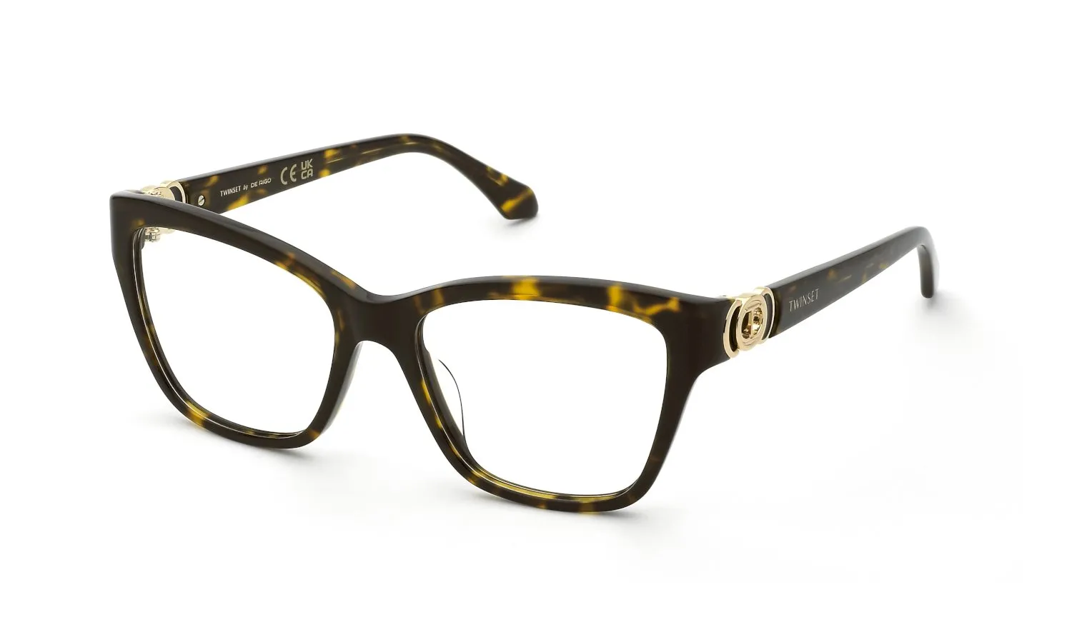 Twinset VTW072 781 Montature da vista Acetato Havana Squadrata - immagine 1