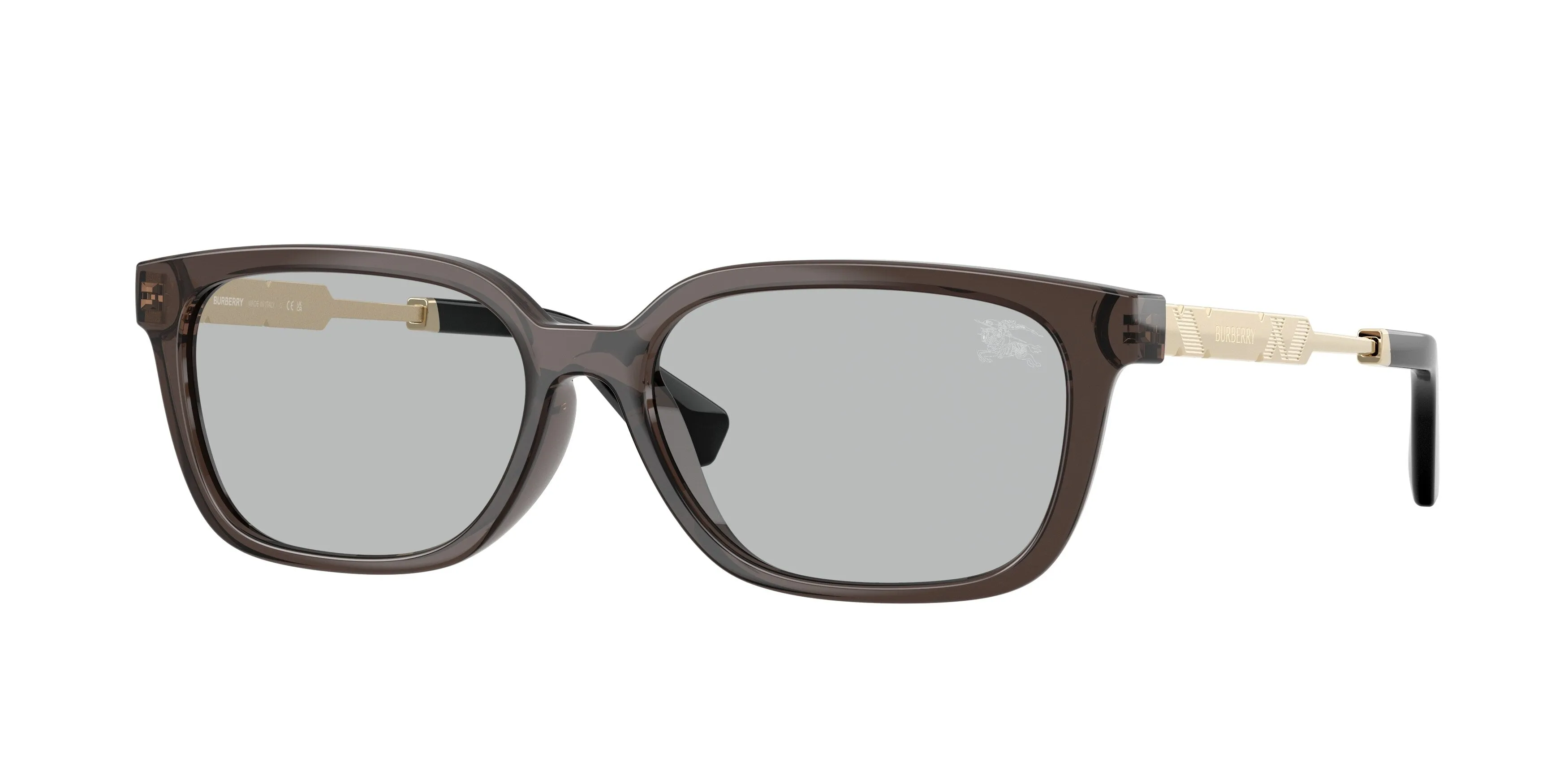 Burberry BE4481D 411287 Occhiali da sole Iniettato Grigio Grigio Squadrata Normale - immagine 1