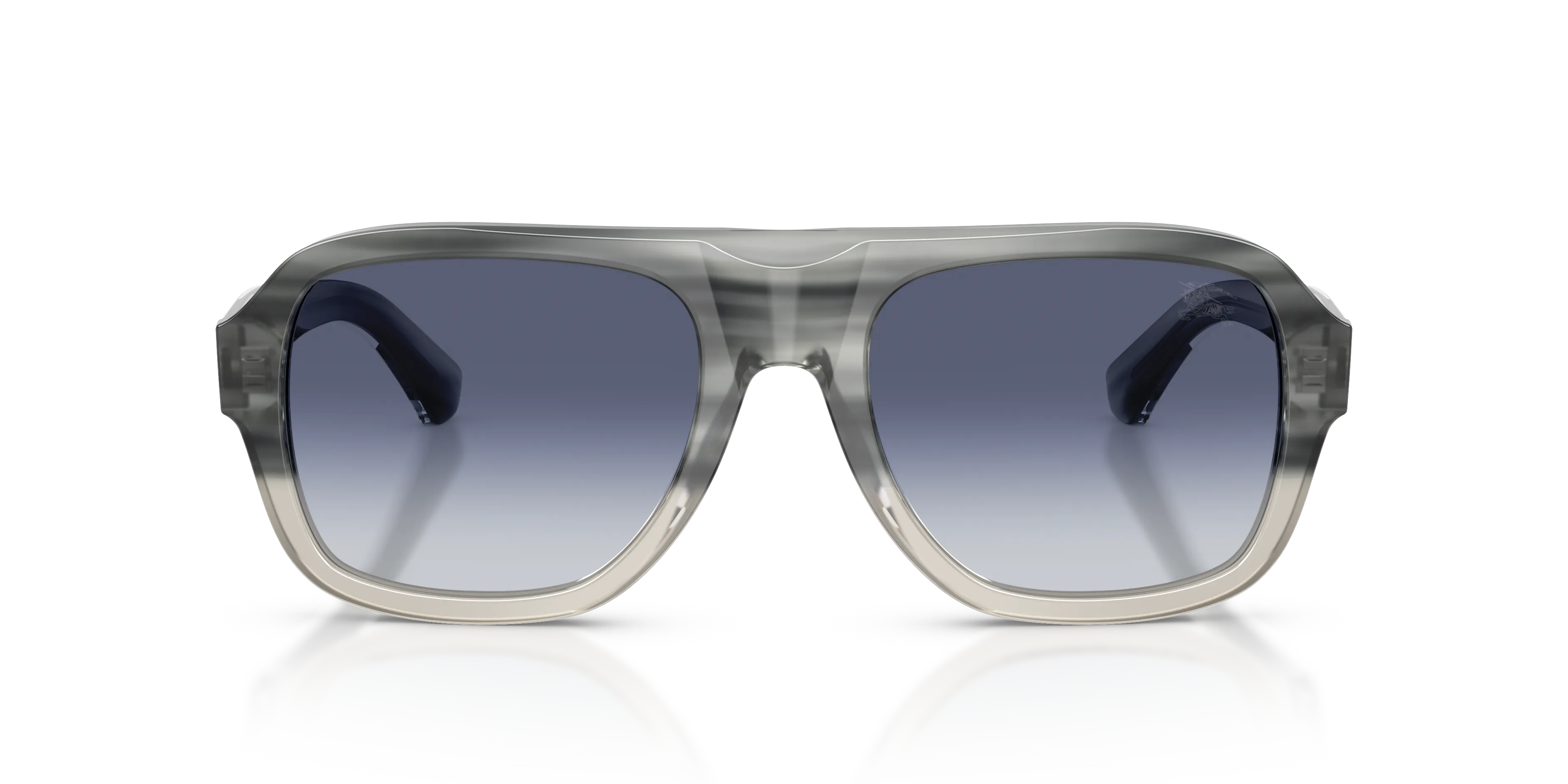Burberry BE4478 420814 Occhiali da sole Acetato Grigio Pilot Normale Sfumato - immagine 3
