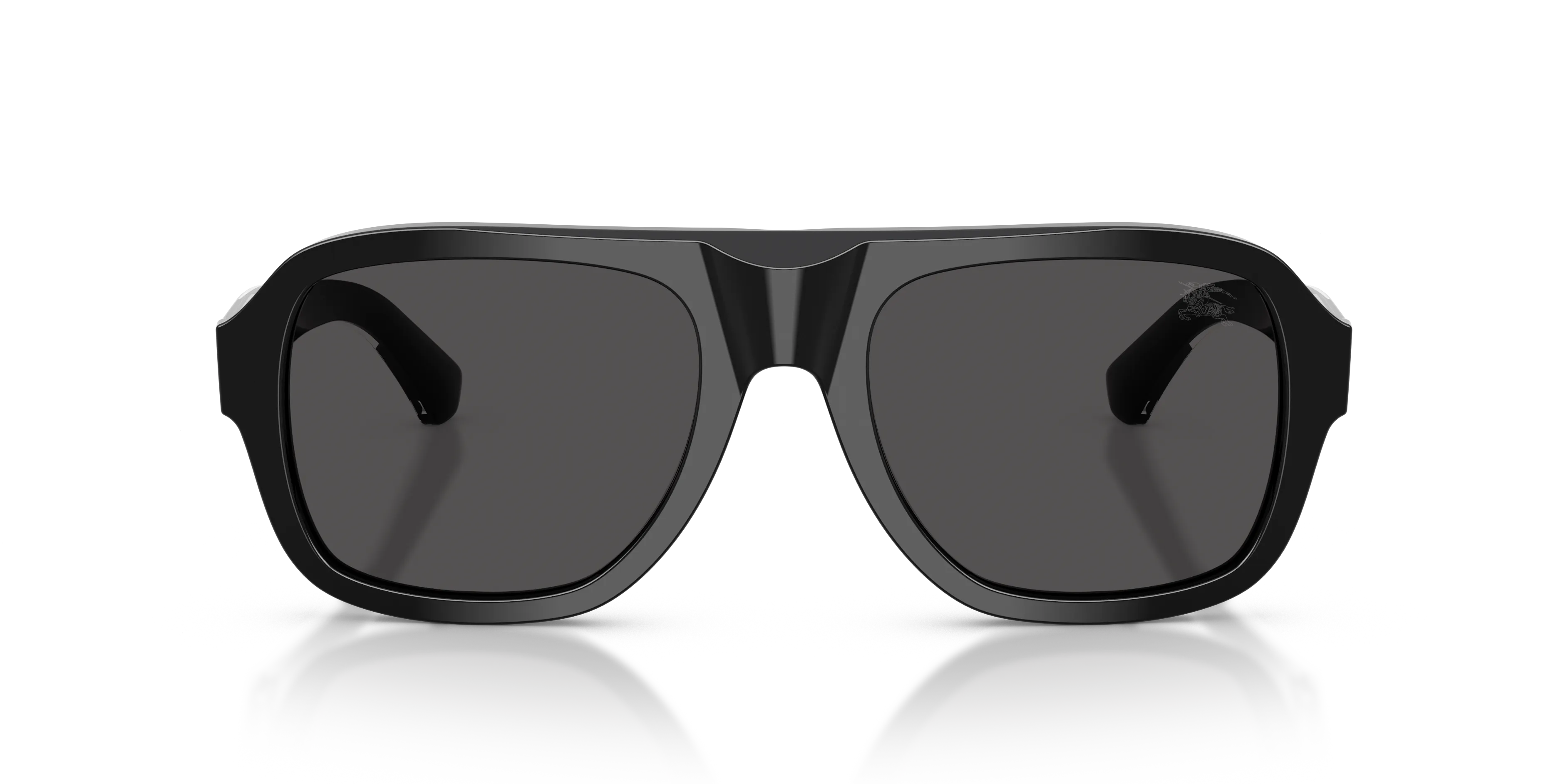Burberry BE4478 420687 Occhiali da sole Acetato Nero Grigio Pilot Normale - immagine 3