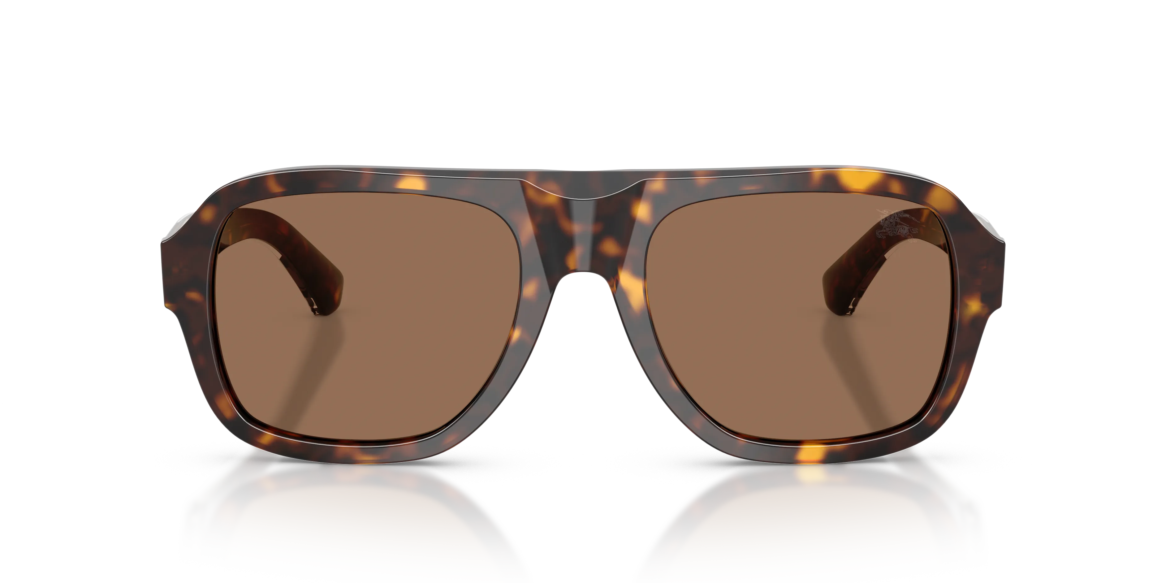 Burberry BE4478 420573 Occhiali da sole Acetato Marrone Marrone Pilot Normale - immagine 3