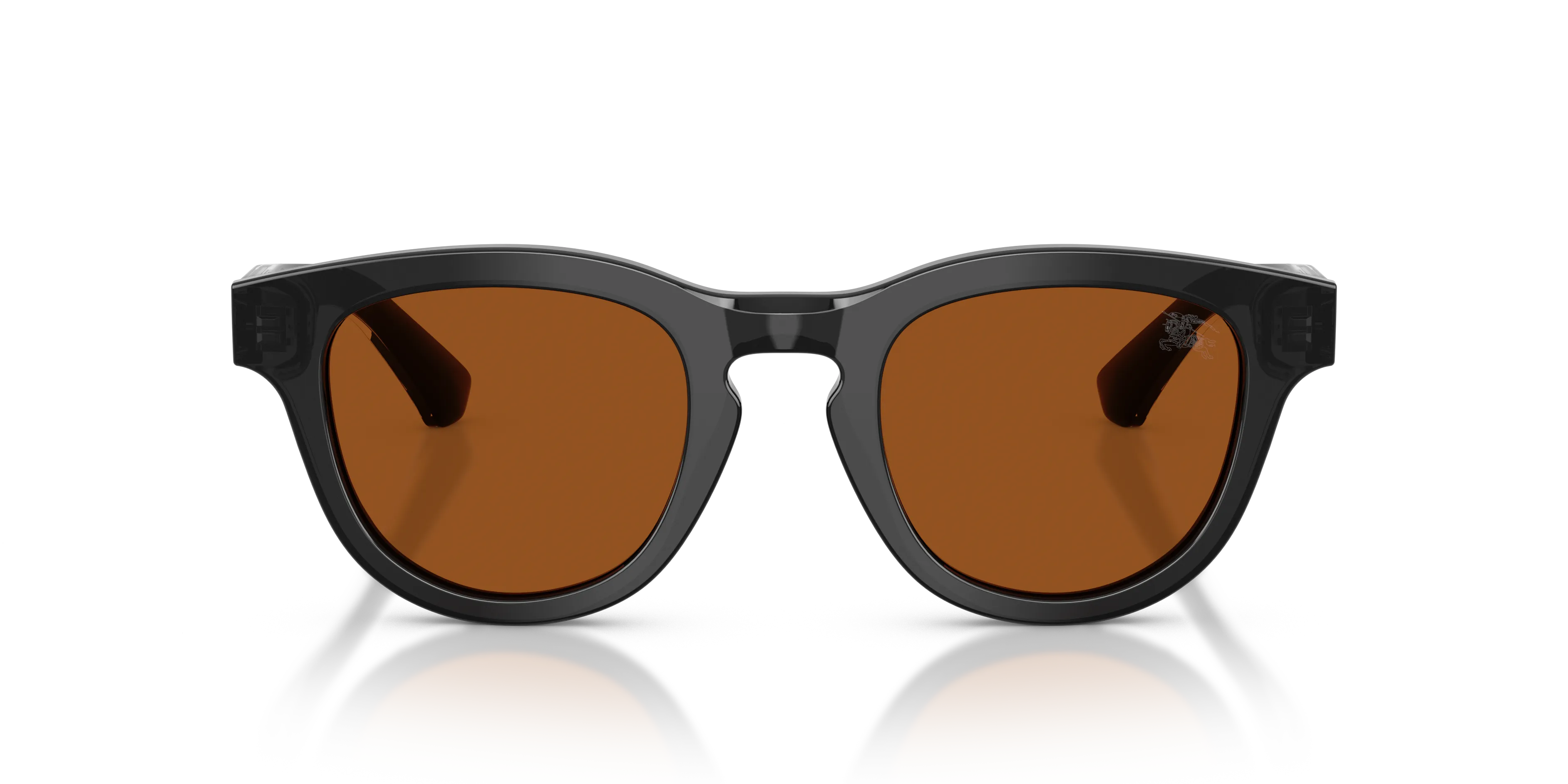 Burberry BE4477 421173 Occhiali da sole Acetato Grigio Marrone Pantos Normale - immagine 3