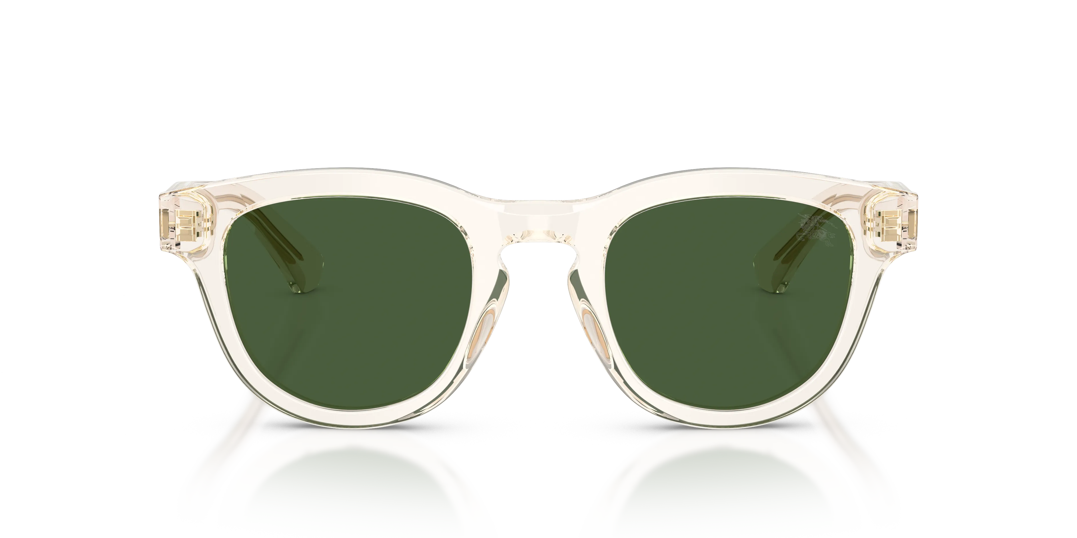 Burberry BE4477 420971 Occhiali da sole Acetato Giallo Verde Pantos Normale - immagine 3