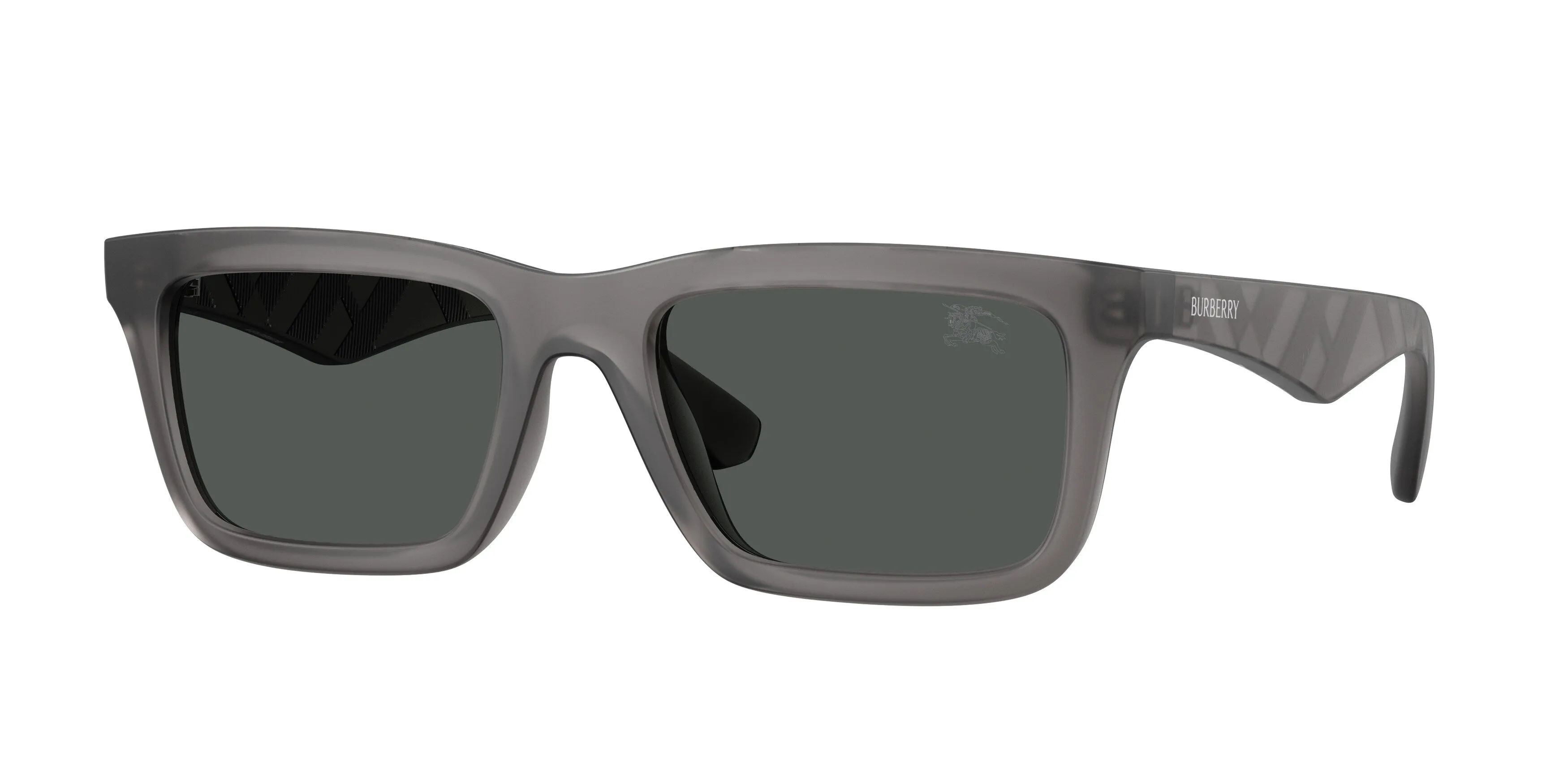 Burberry BE4475U 421387 Occhiali da sole Iniettato Grigio Grigio Squadrata Normale - immagine 1