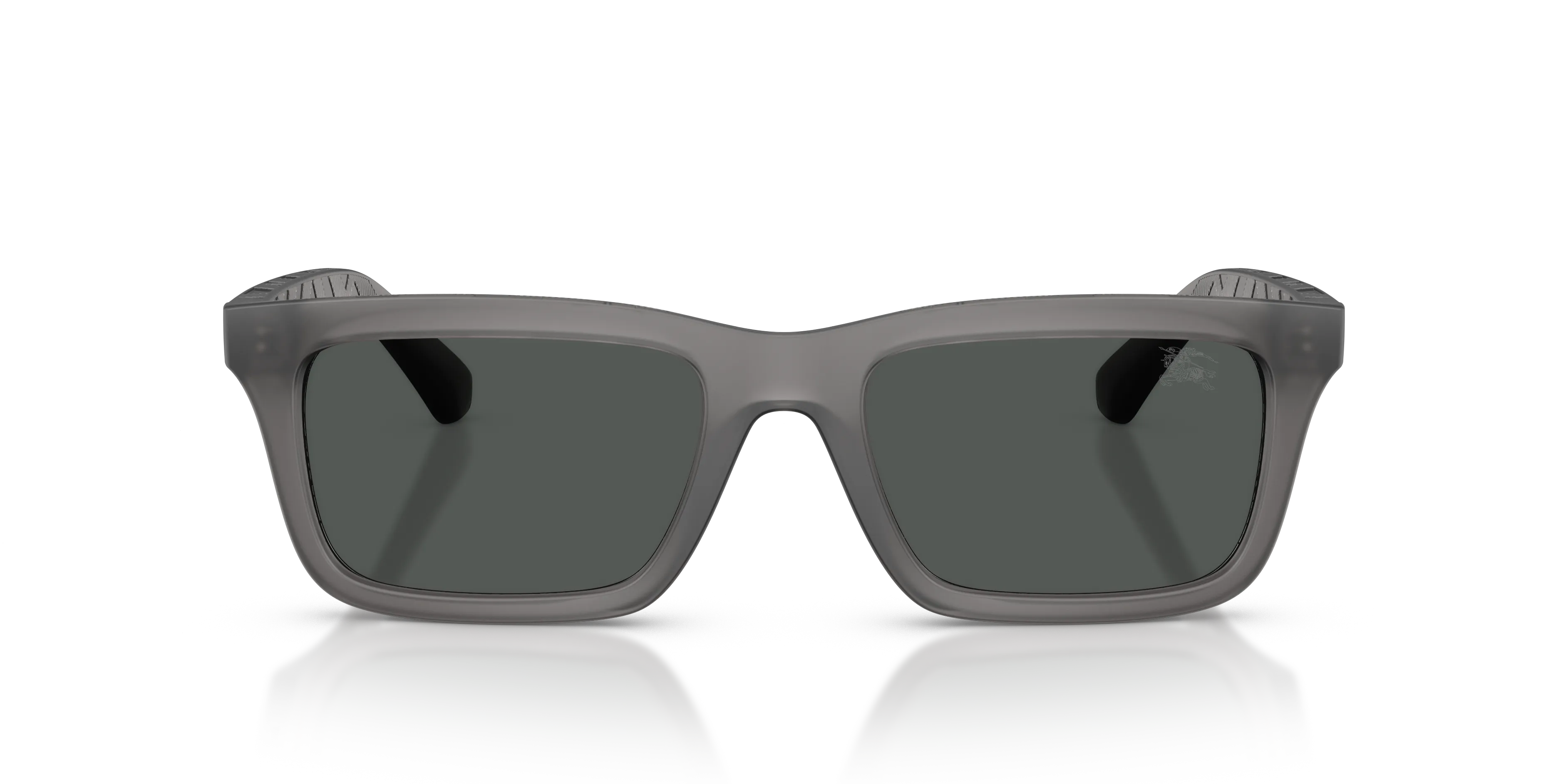 Burberry BE4475U 421387 Occhiali da sole Iniettato Grigio Grigio Squadrata Normale - immagine 3