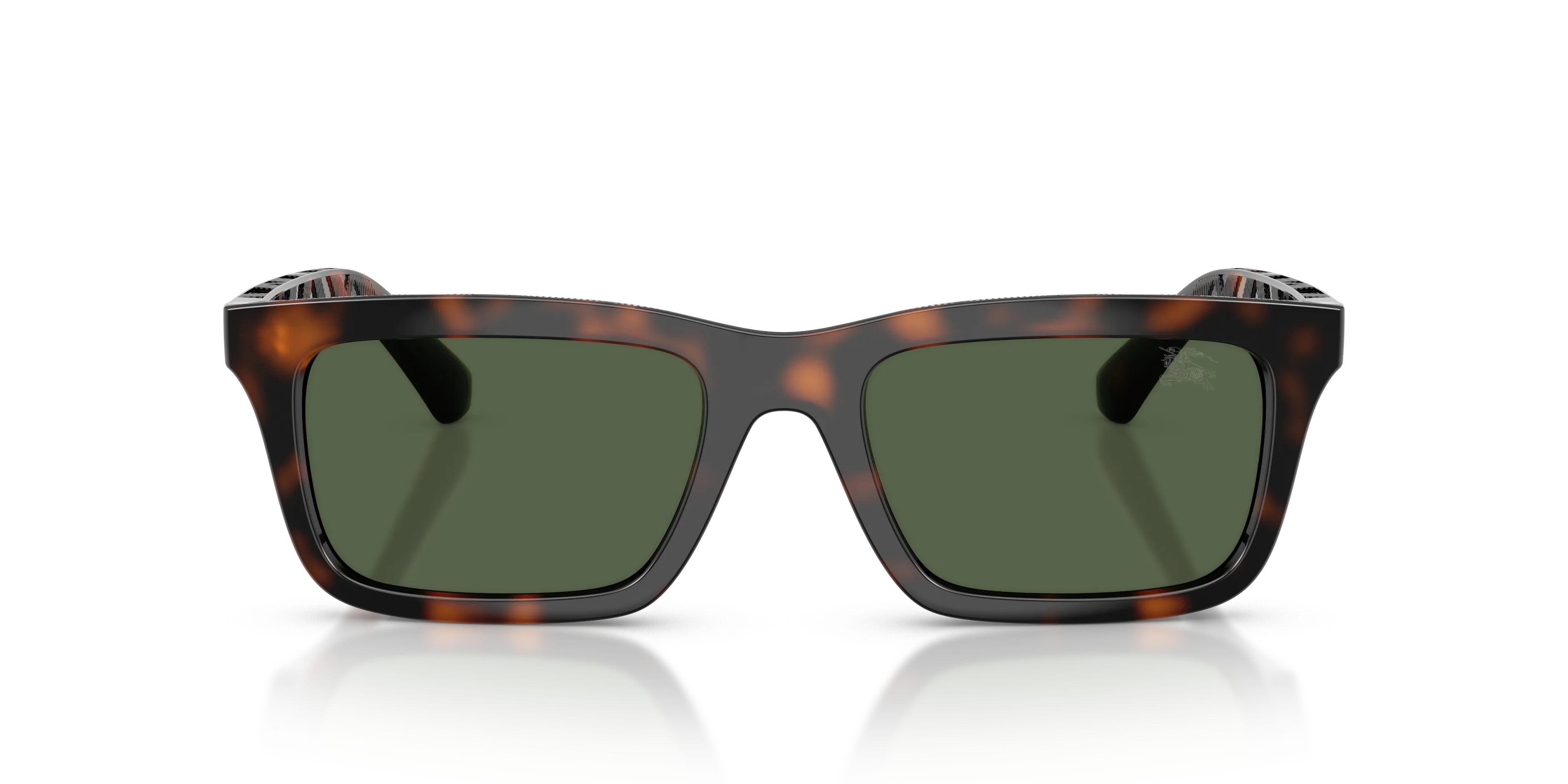 Burberry BE4475U 30029A Occhiali da sole Iniettato Marrone Verde Squadrata Polarizzata - immagine 3