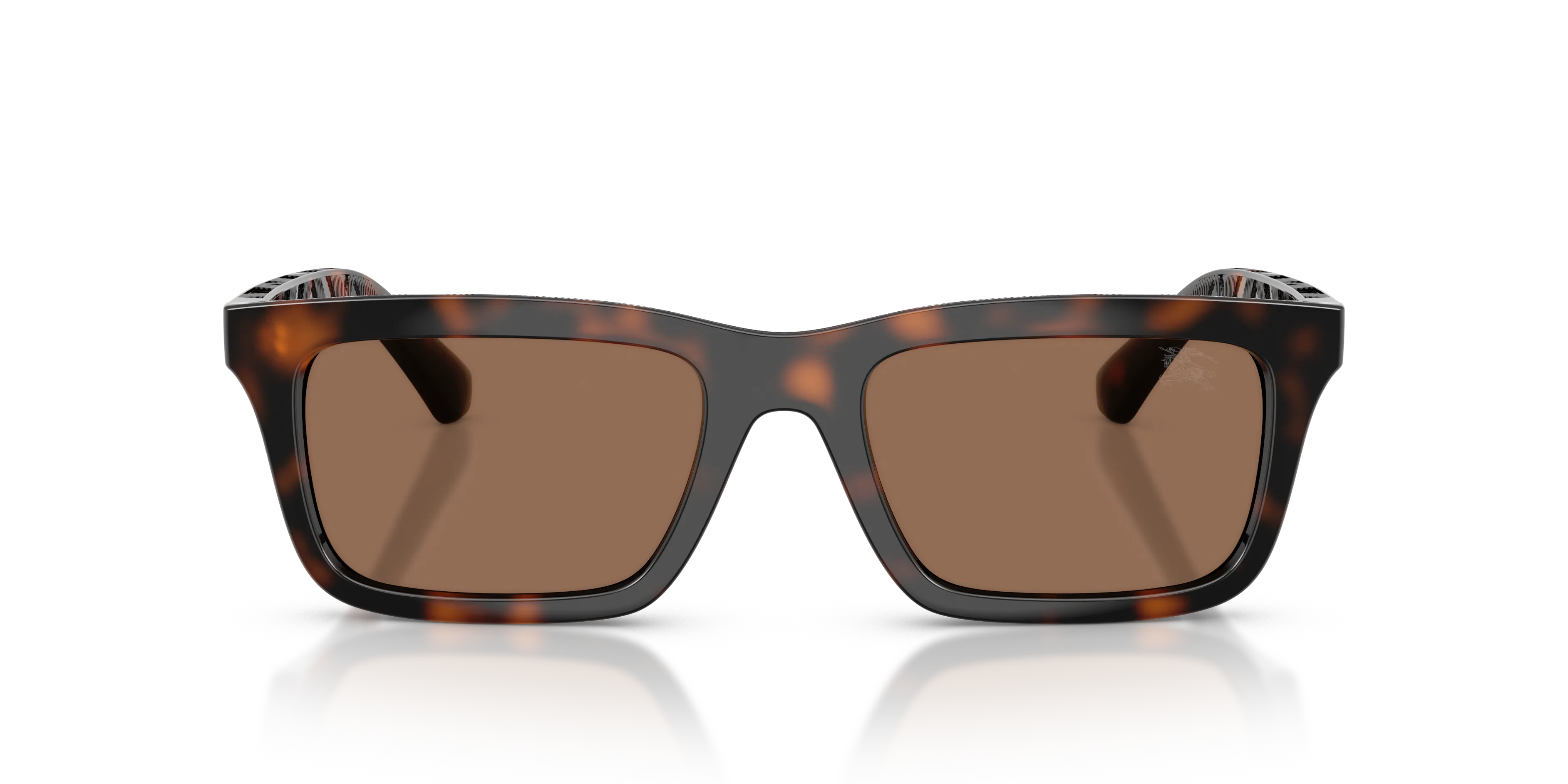 Burberry BE4475U 300273 Occhiali da sole Iniettato Marrone Marrone Squadrata Normale - immagine 3