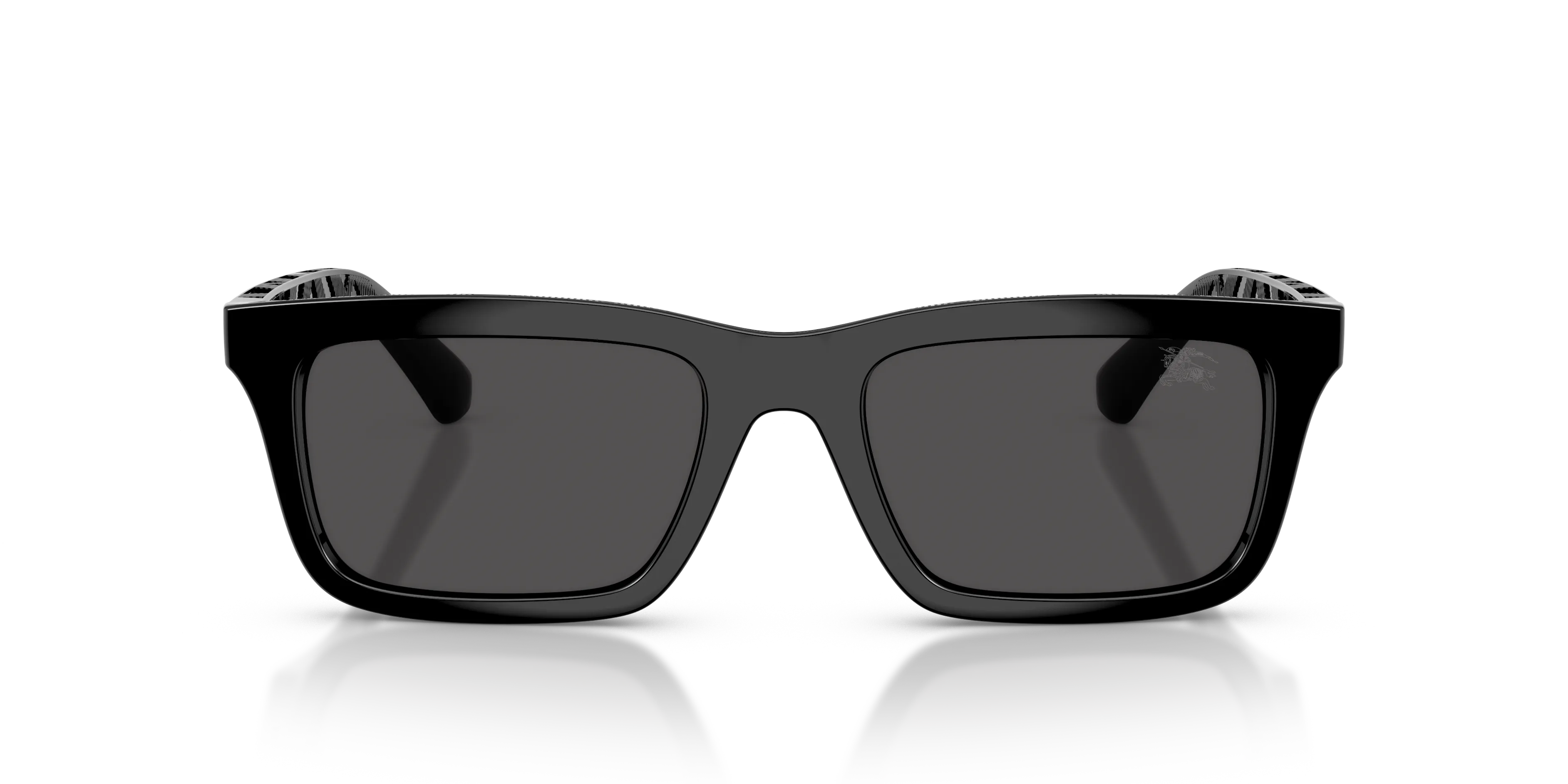 Burberry BE4475U 300187 Occhiali da sole Iniettato Nero Grigio Squadrata Normale - immagine 3