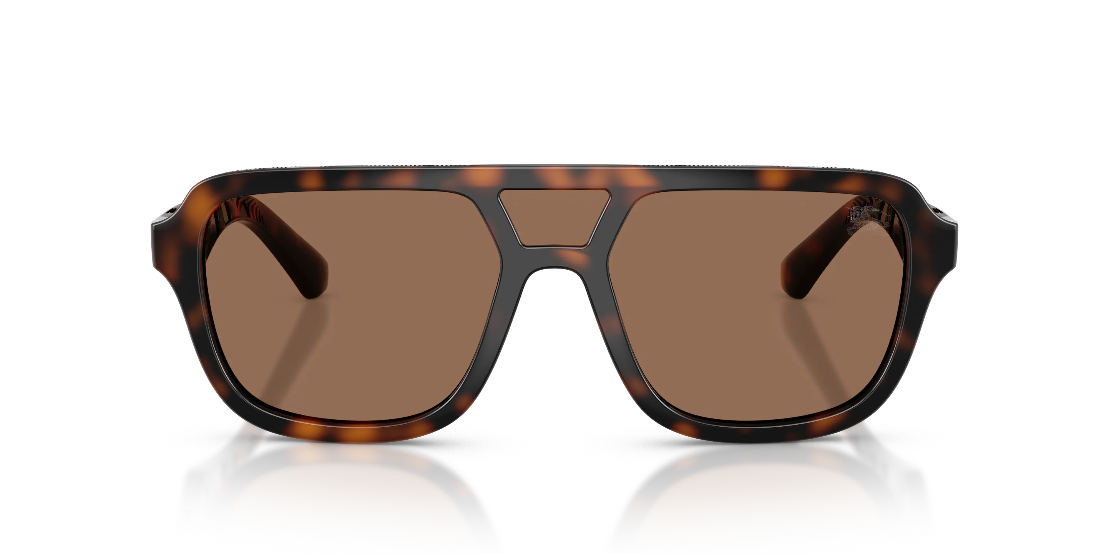 Burberry BE4474U 300273 Occhiali da sole Iniettato Marrone Marrone Pilot Normale - immagine 3