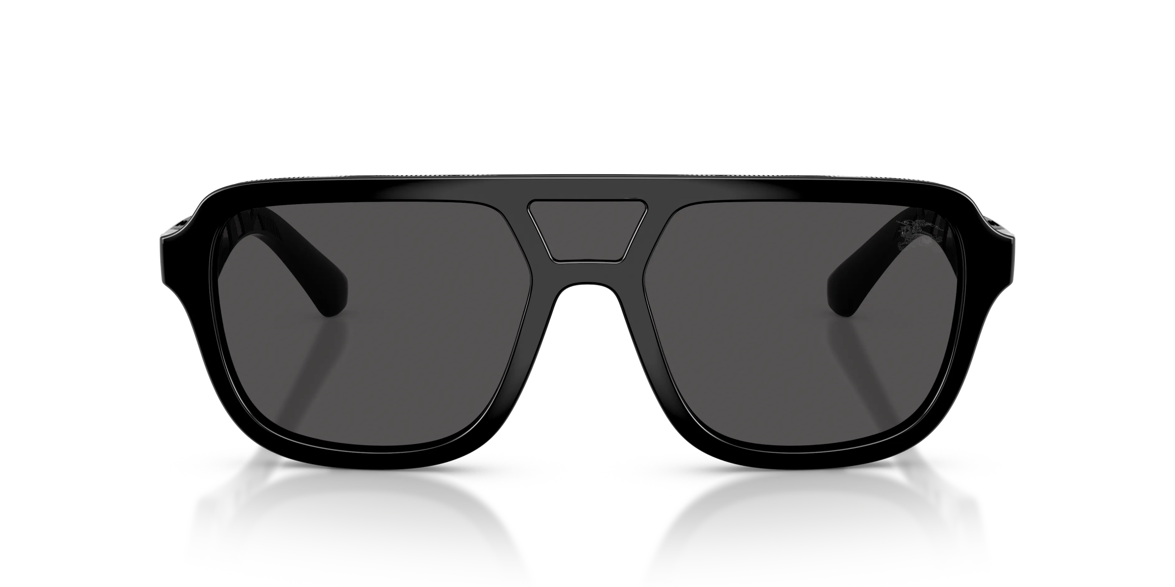 Burberry BE4474U 300187 Occhiali da sole Iniettato Nero Grigio Pilot Normale - immagine 3