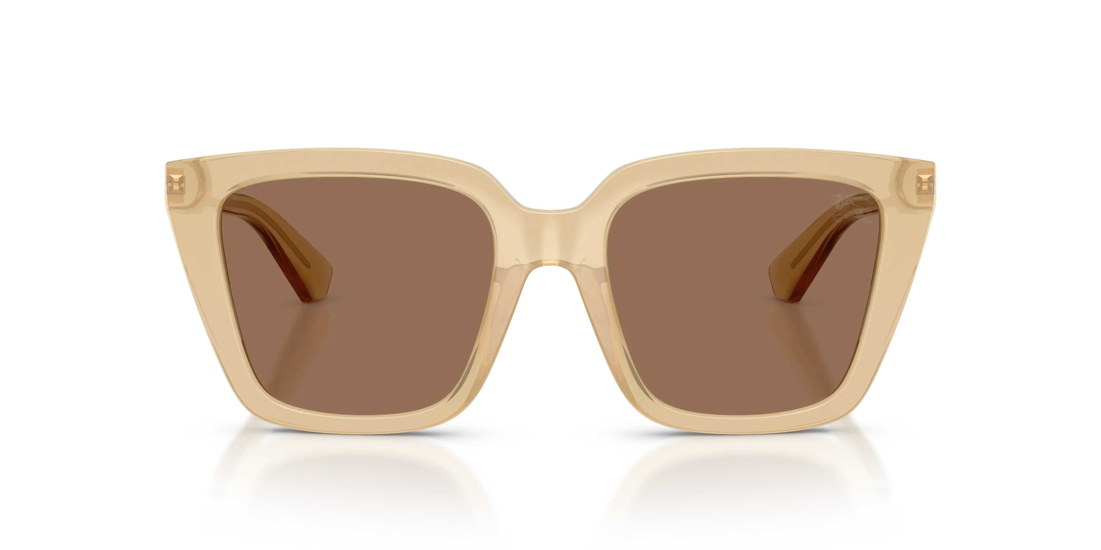 Burberry BE4473U 419873 Occhiali da sole Iniettato Giallo Marrone Squadrata Normale - immagine 3