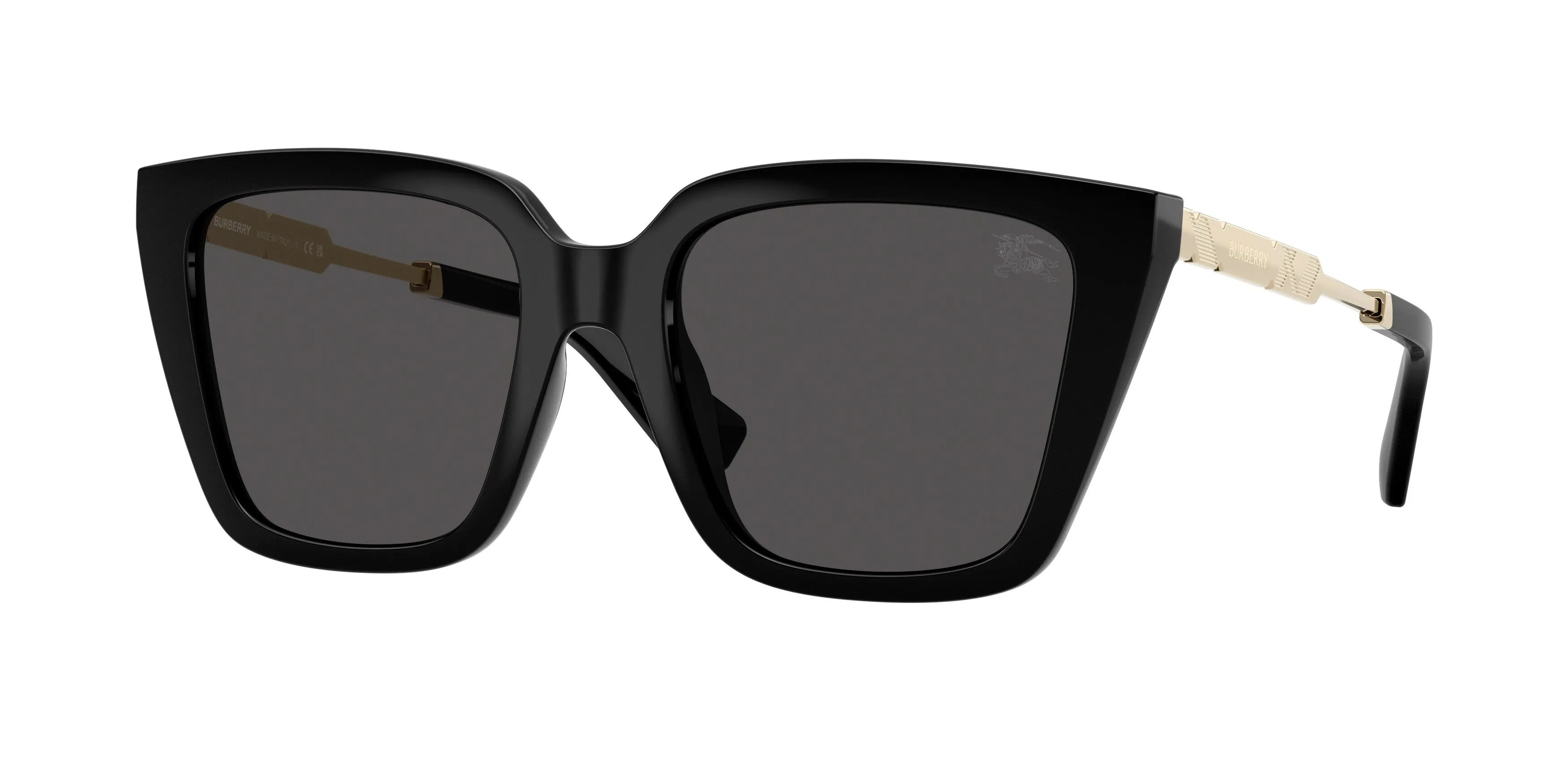 Burberry BE4473U 300187 Occhiali da sole Iniettato Nero Grigio Squadrata Normale - immagine 1