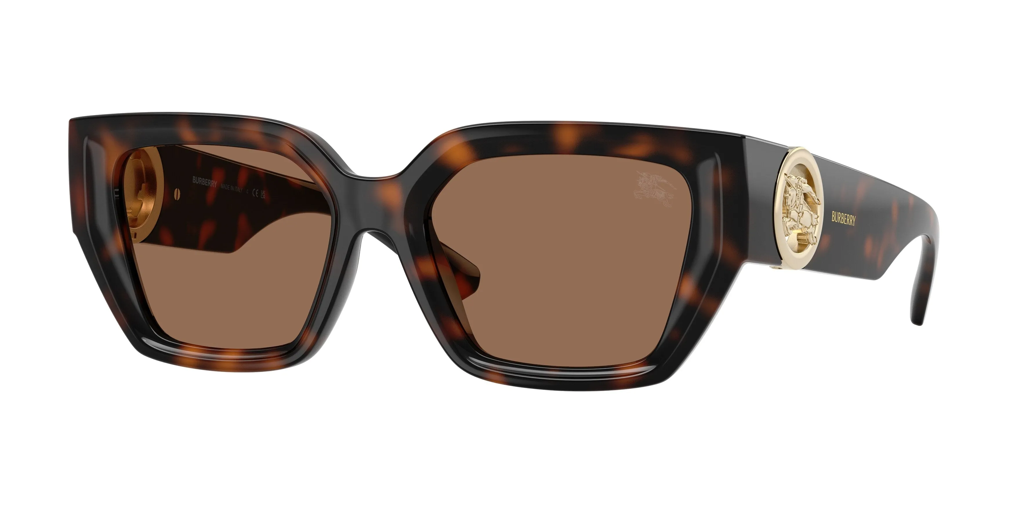 Burberry BE4472U 300273 Occhiali da sole Iniettato Marrone Marrone Squadrata Normale - immagine 1