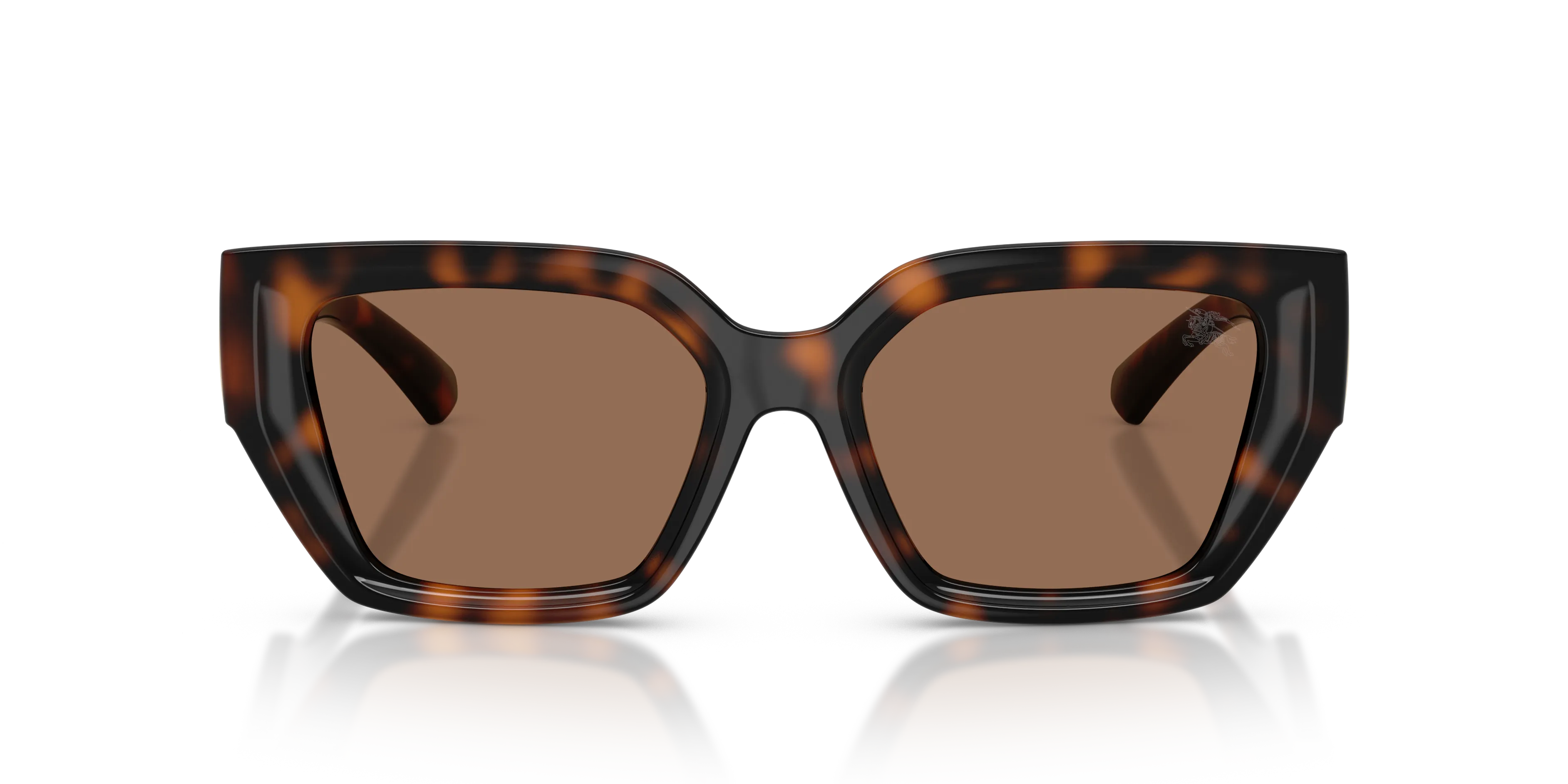 Burberry BE4472U 300273 Occhiali da sole Iniettato Marrone Marrone Squadrata Normale - immagine 3
