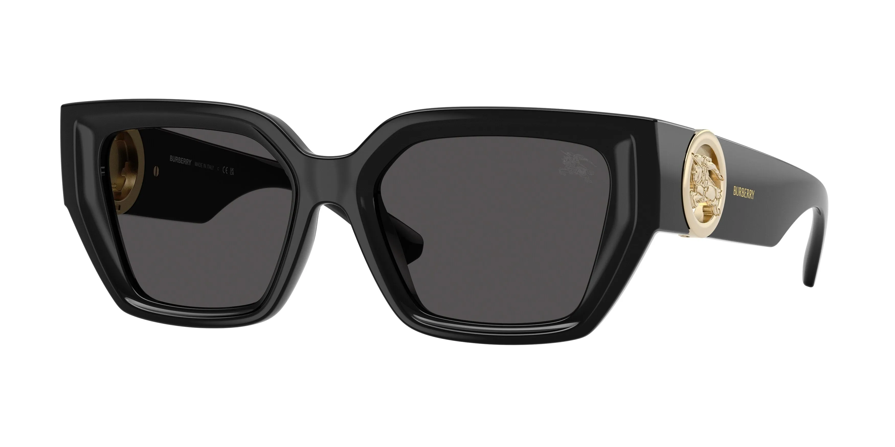 Burberry BE4472U 300187 Occhiali da sole Iniettato Nero Grigio Squadrata Normale - immagine 1