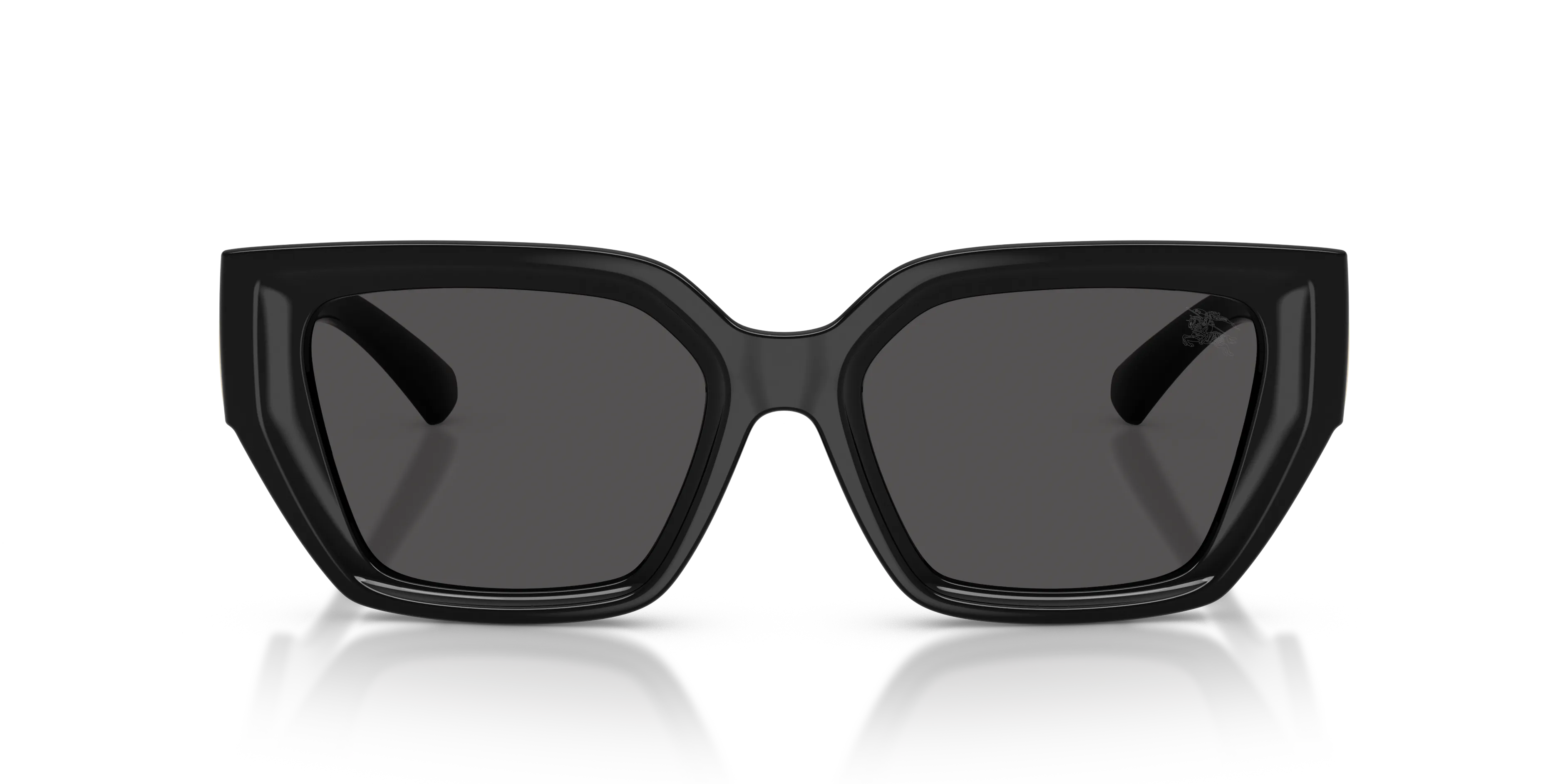Burberry BE4472U 300187 Occhiali da sole Iniettato Nero Grigio Squadrata Normale - immagine 3