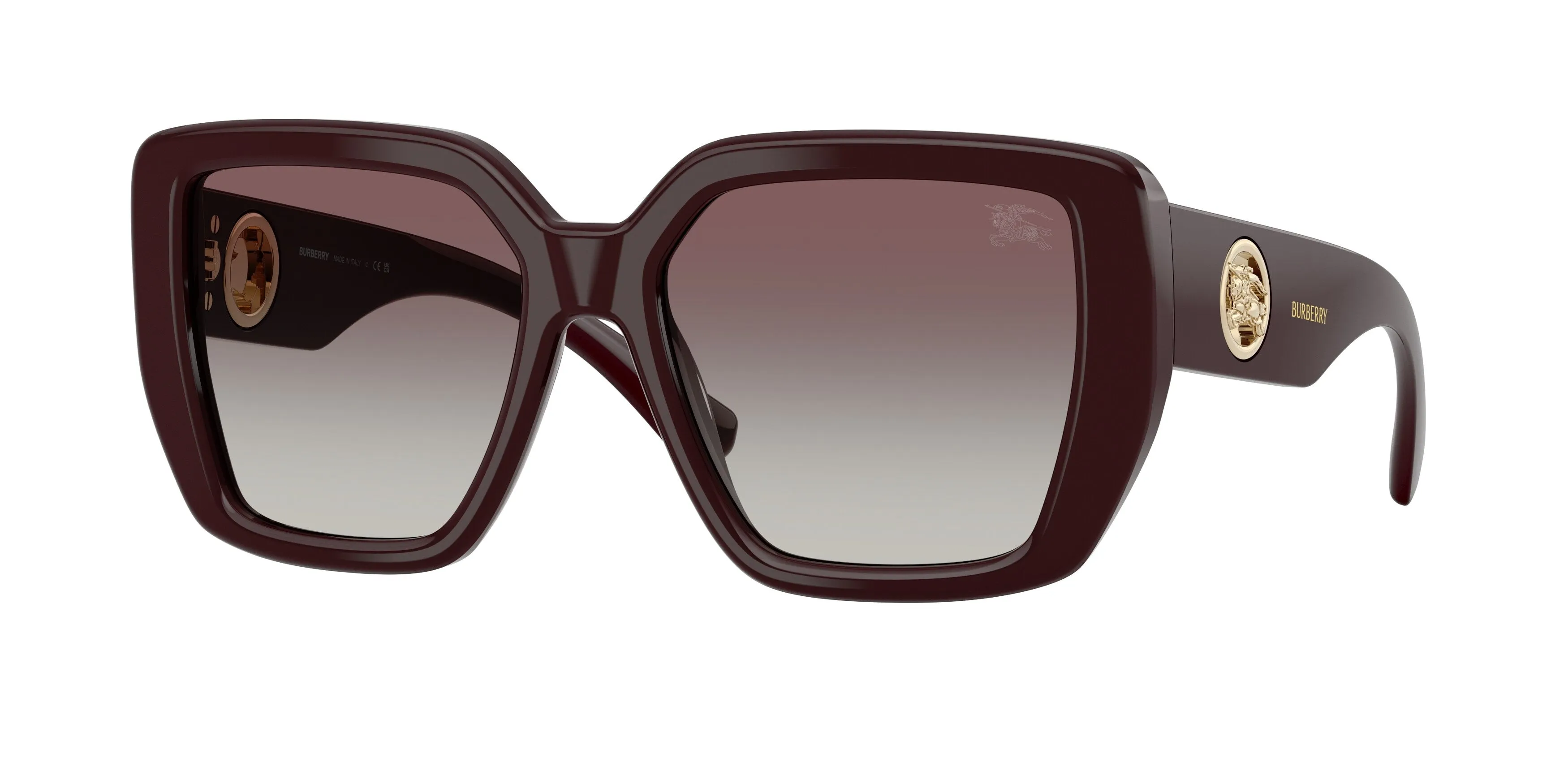 Burberry BE4471 42048G Occhiali da sole Acetato Rosso Grigio Squadrata Normale Sfumato - immagine 1