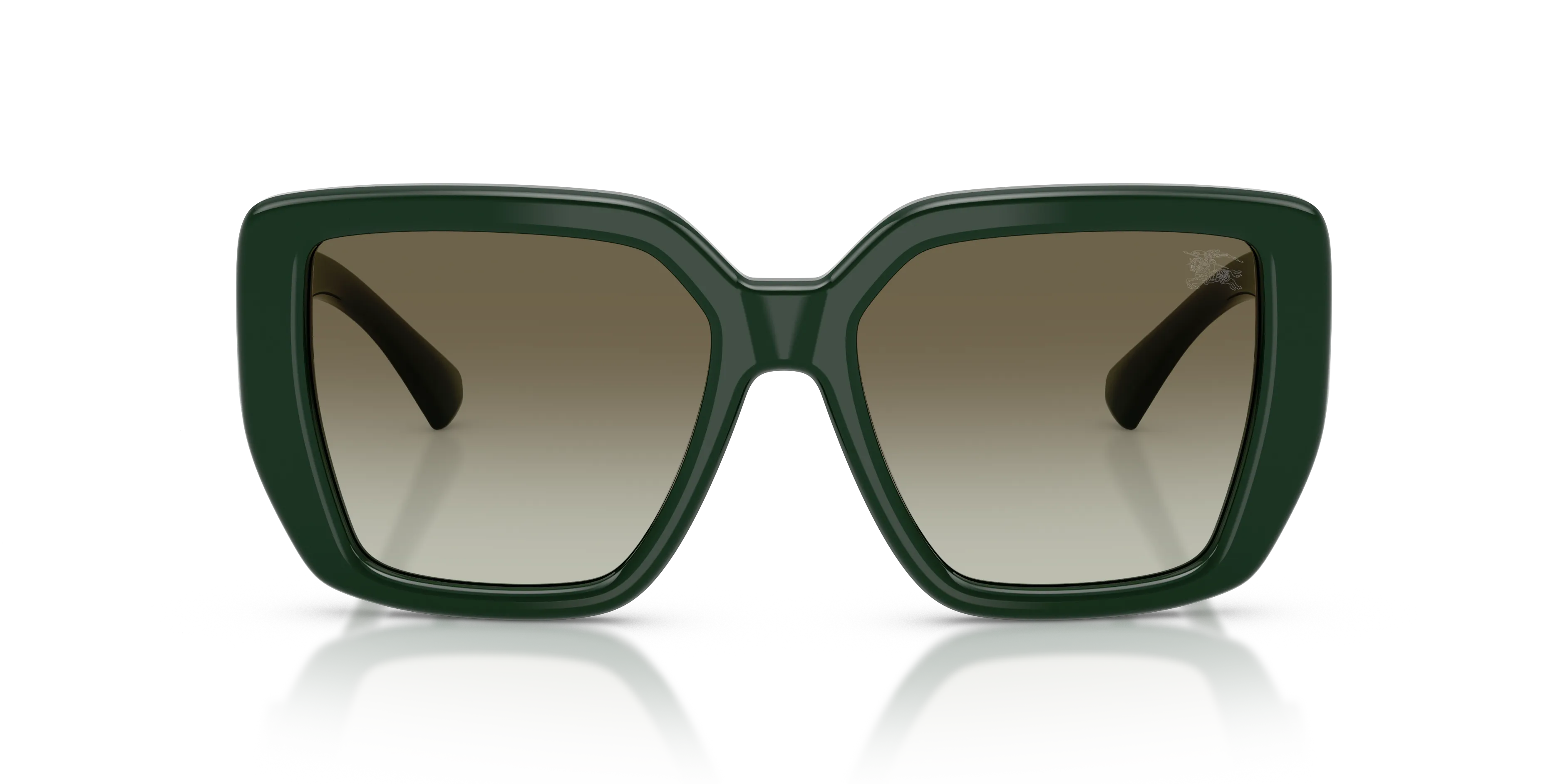 Burberry BE4471 42038E Occhiali da sole Acetato Verde Verde Squadrata Normale Sfumato - immagine 3