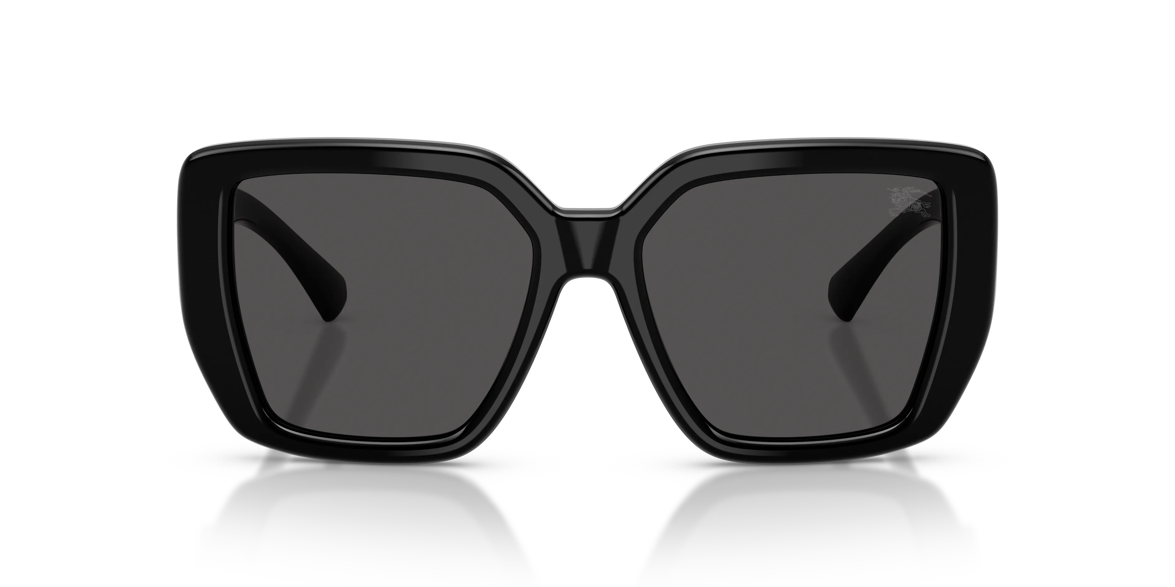 Burberry BE4471 300187 Occhiali da sole Acetato Nero Grigio Squadrata Normale - immagine 3