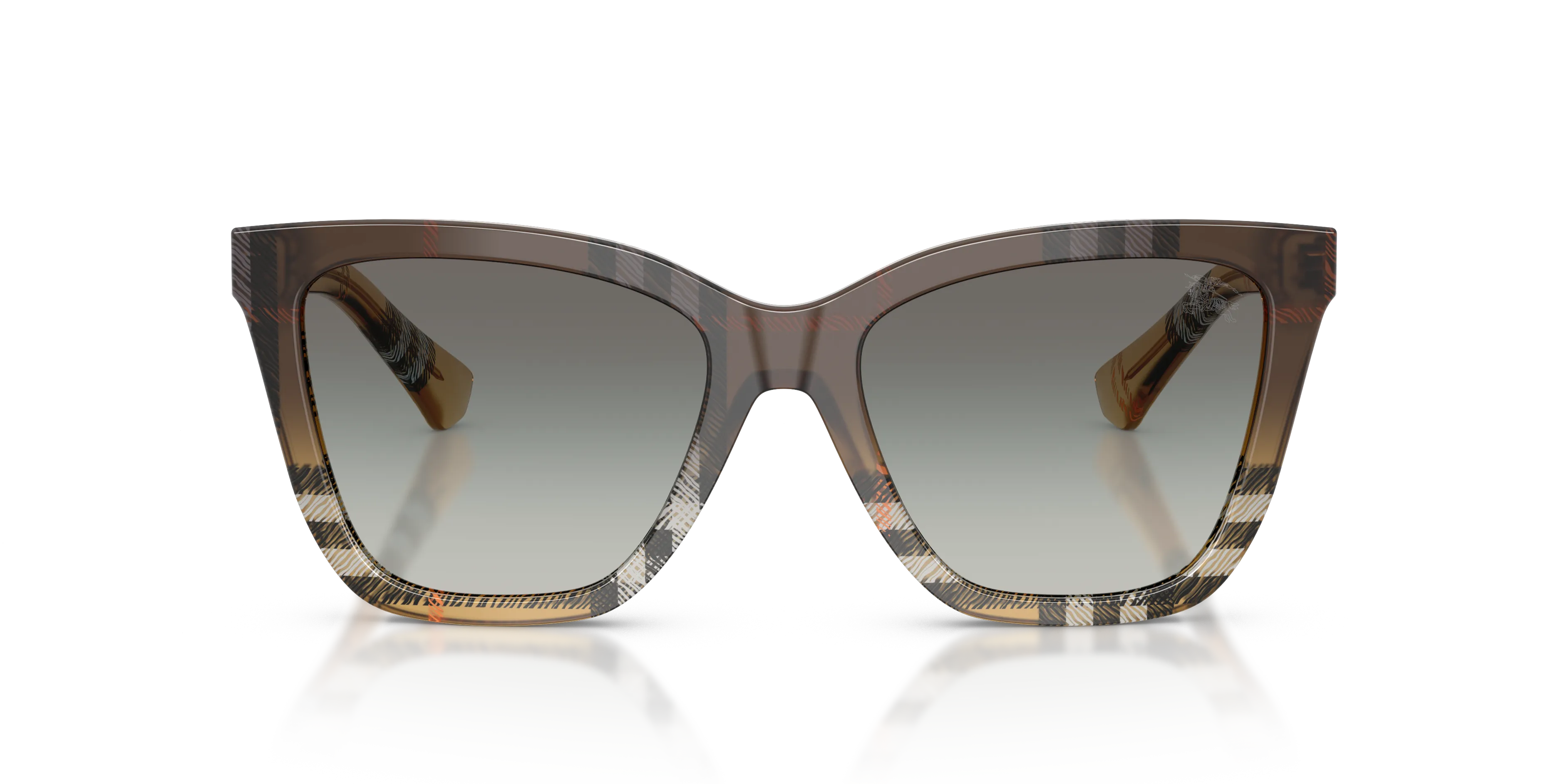 Burberry BE4470 420211 Occhiali da sole Acetato Marrone Grigio Squadrata Normale Sfumato - immagine 3
