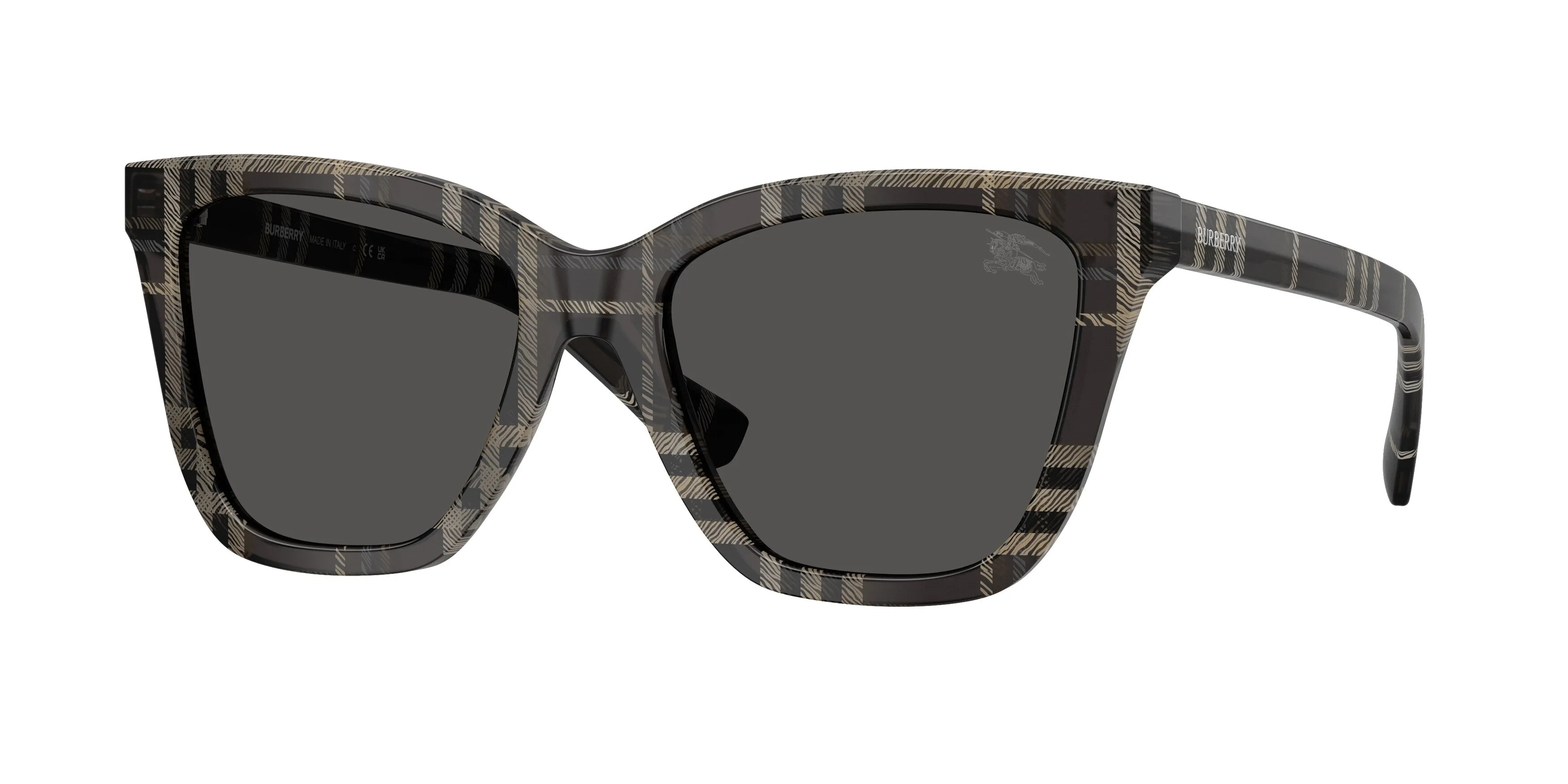 Burberry BE4470 419987 Occhiali da sole Acetato Grigio Grigio Squadrata Normale - immagine 1