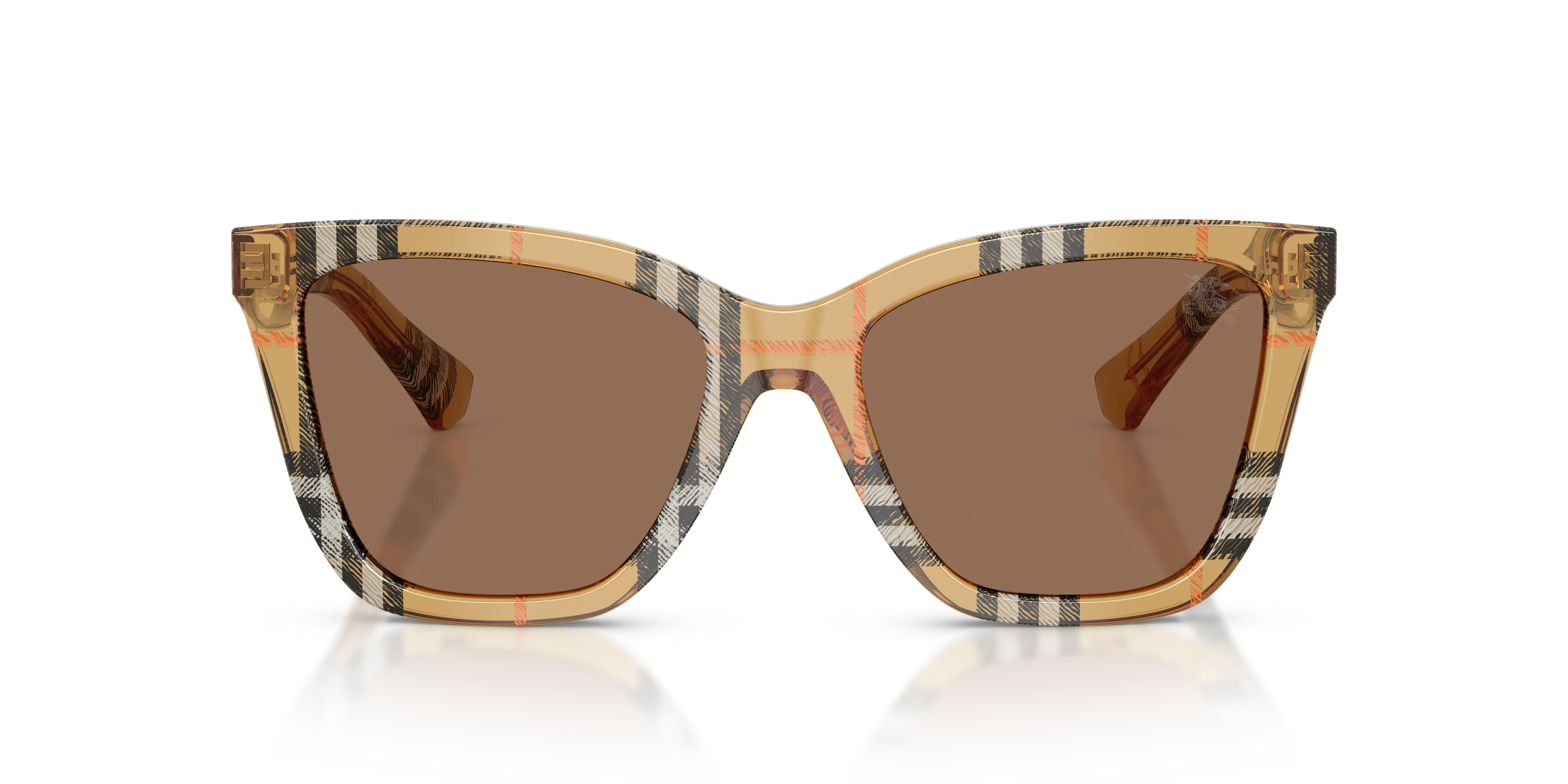 Burberry BE4470 416373 Occhiali da sole Acetato Marrone Marrone Squadrata Normale - immagine 3