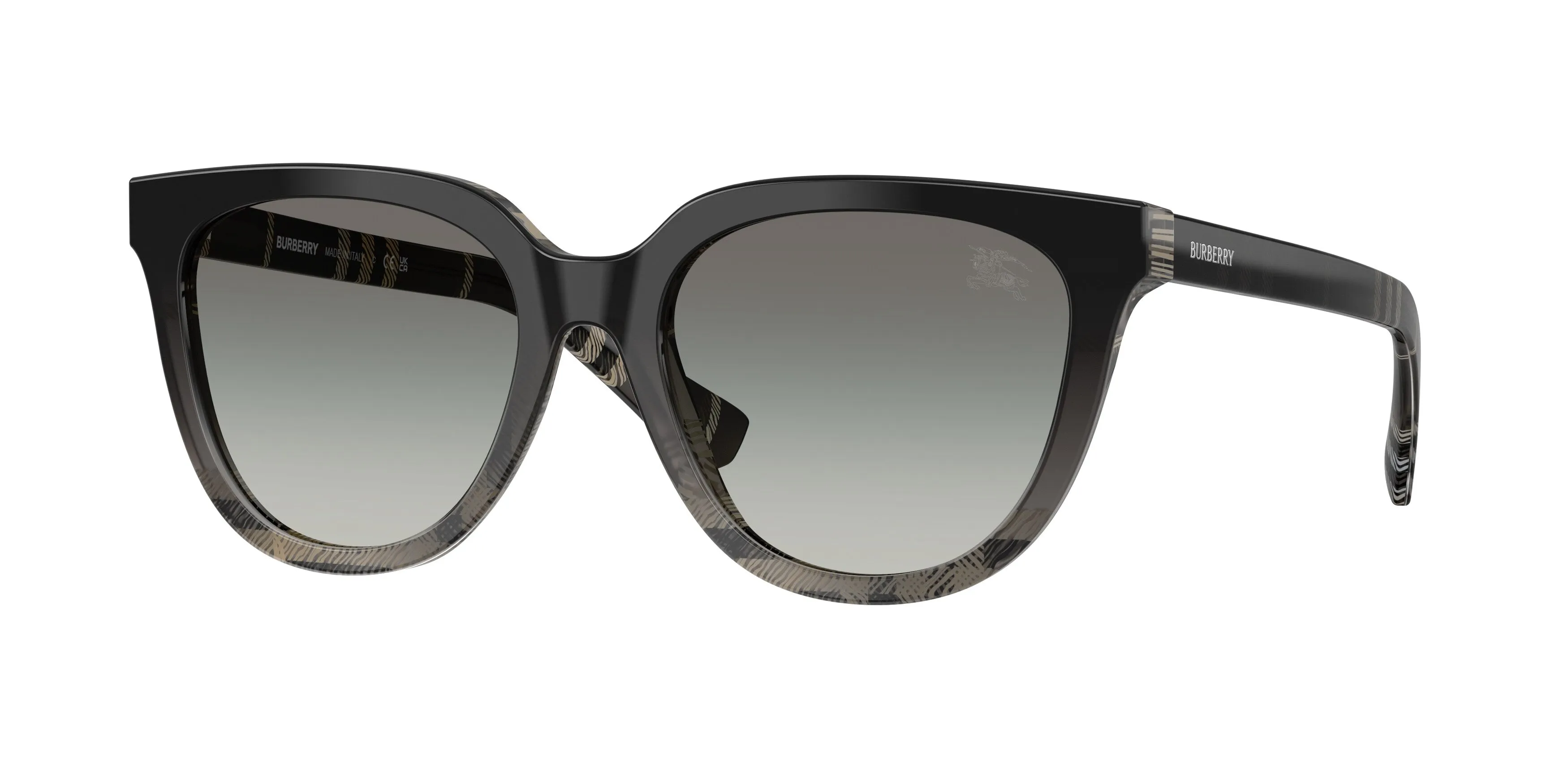 Burberry BE4469 420011 Occhiali da sole Acetato Grigio Grigio Pantos Normale Sfumato - immagine 1