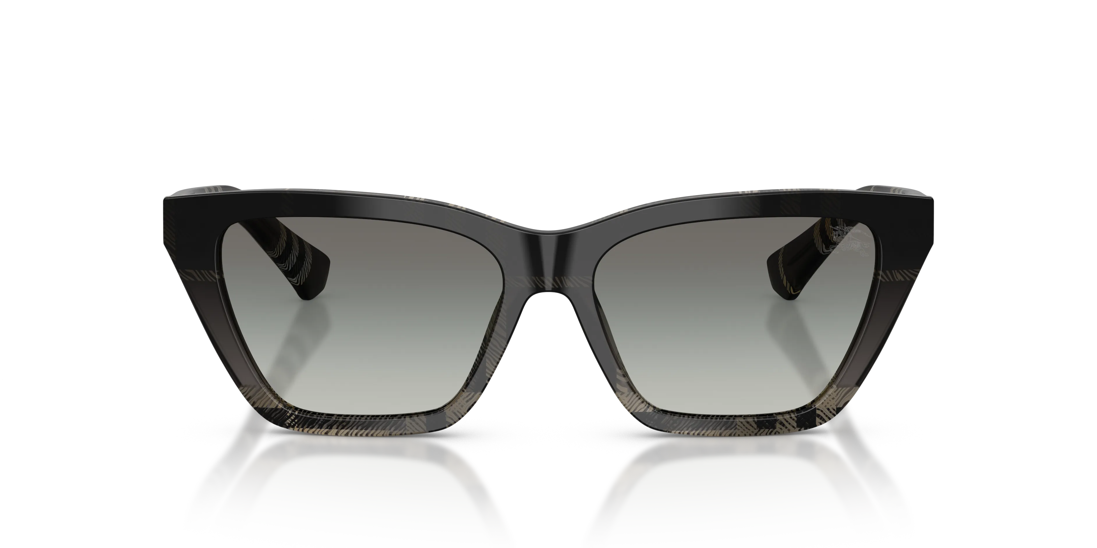 Burberry BE4468 420011 Occhiali da sole Acetato Grigio Grigio Cat Eye Normale Sfumato - immagine 3