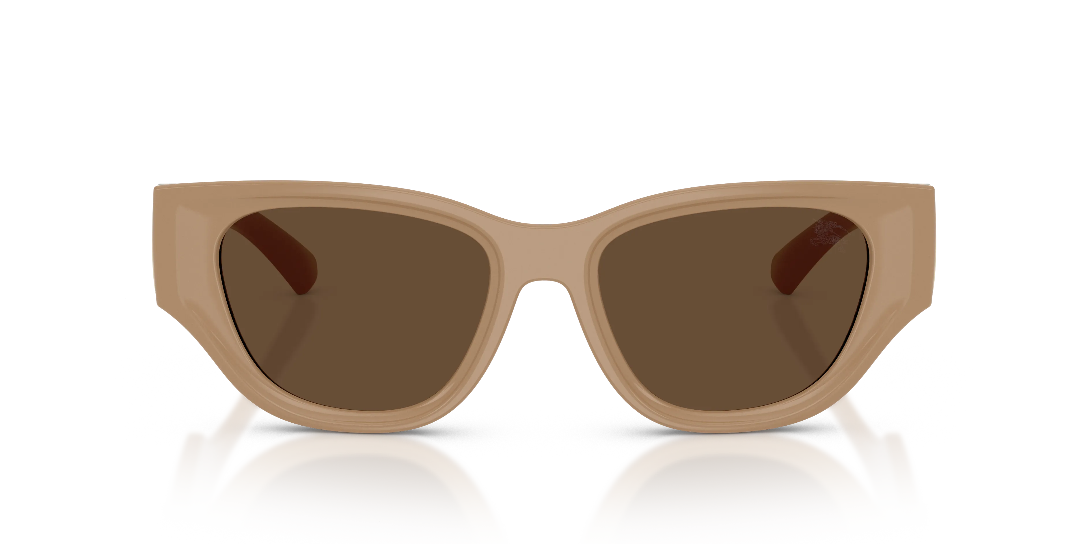 Burberry BE4467U 399073 Occhiali da sole Iniettato Beige Marrone Cat Eye Normale - immagine 3