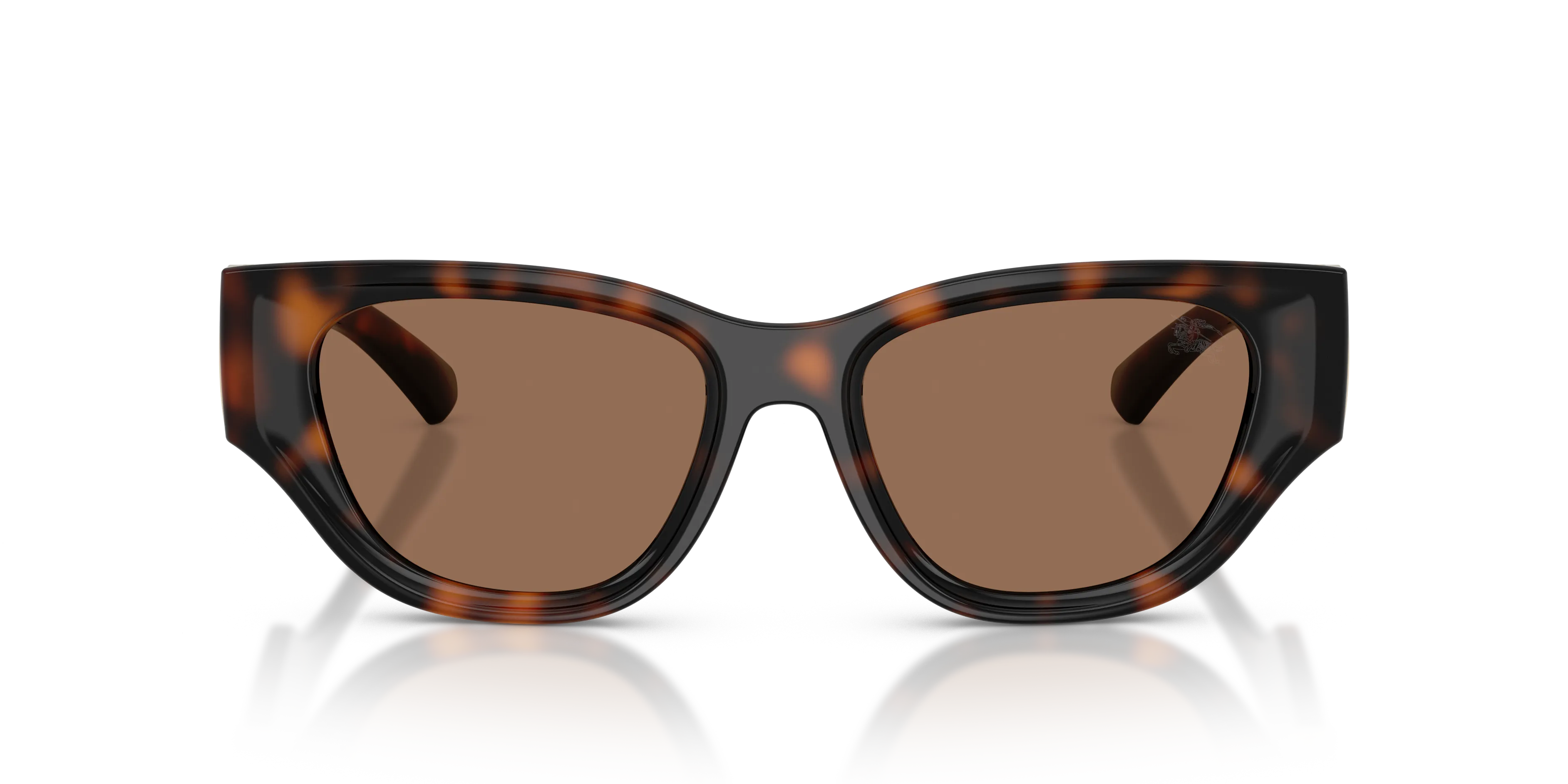 Burberry BE4467U 300273 Occhiali da sole Iniettato Marrone Marrone Cat Eye Normale - immagine 3