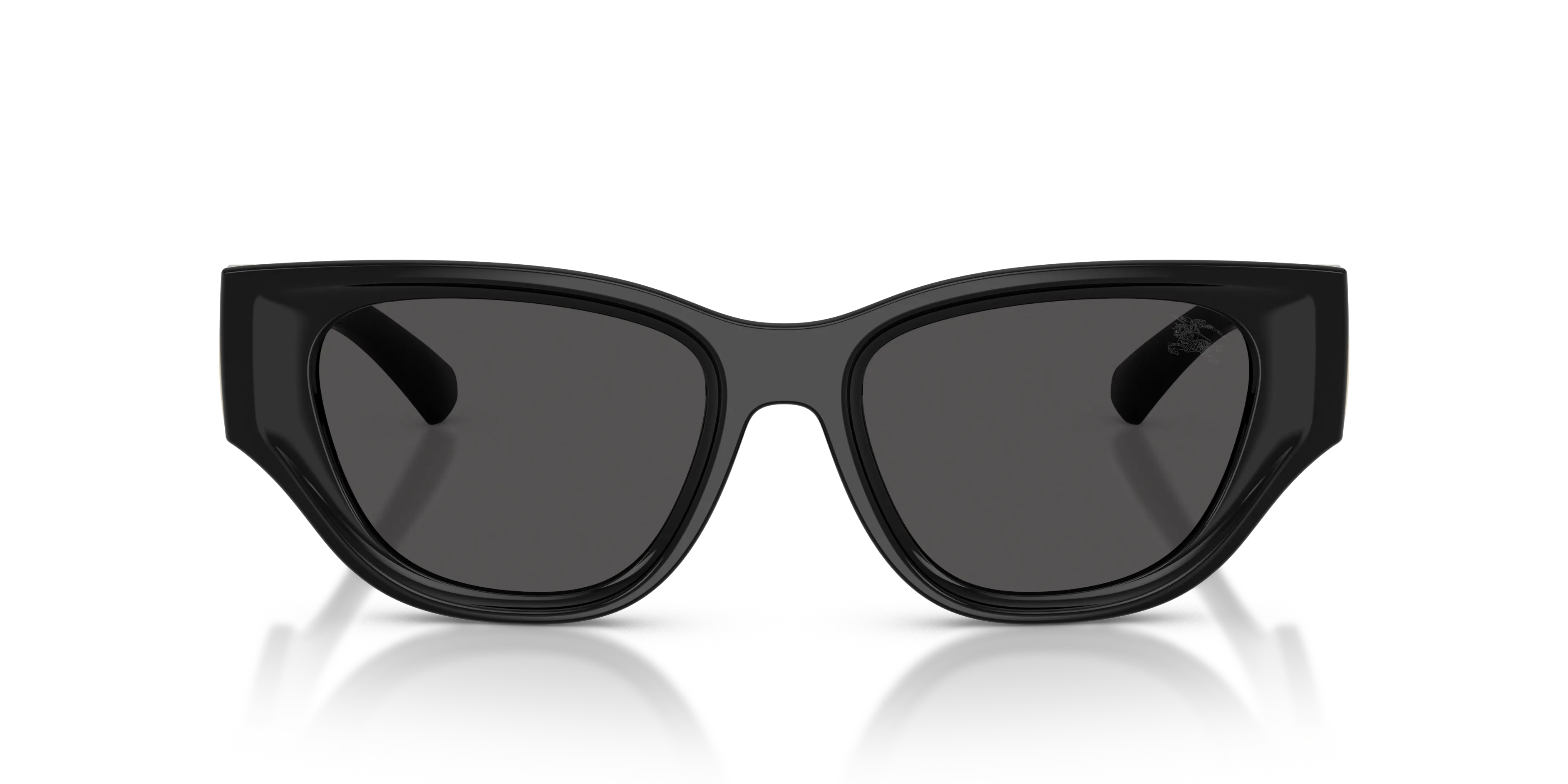 Burberry BE4467U 300187 Occhiali da sole Iniettato Nero Grigio Cat Eye Normale - immagine 3