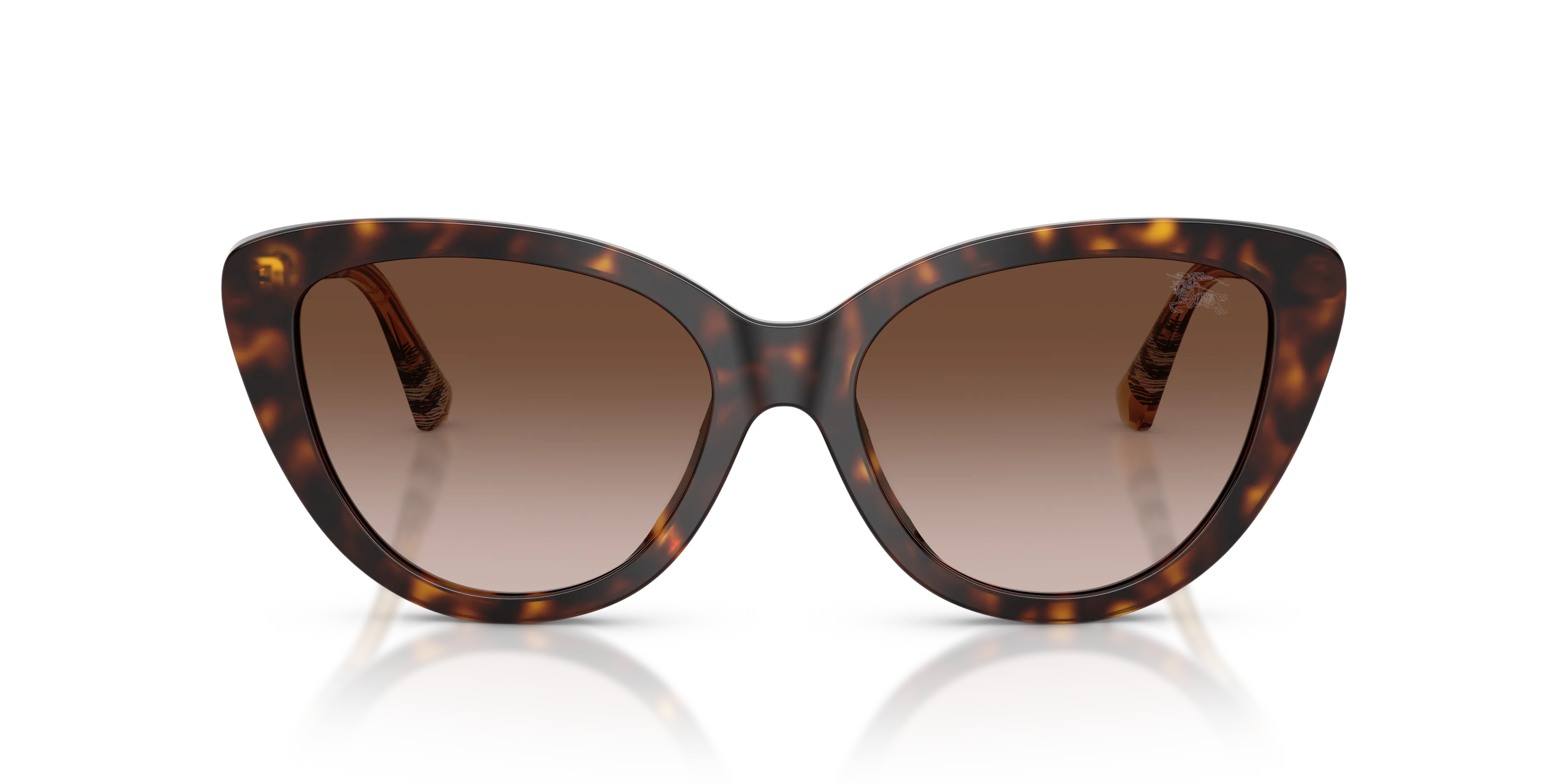 Burberry BE4457 421613 Occhiali da sole Acetato Marrone Marrone Cat Eye Normale Sfumato - immagine 3