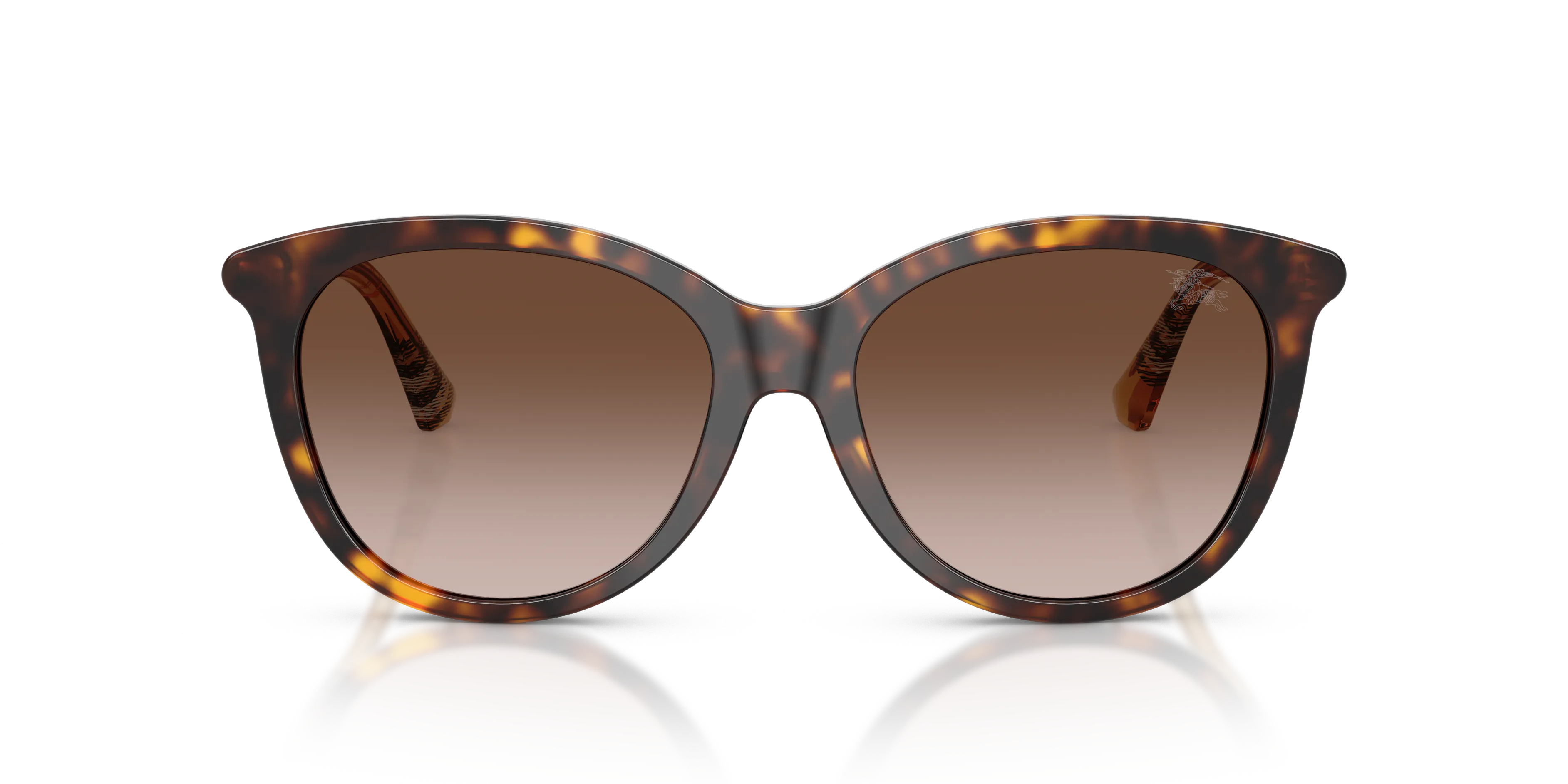 Burberry BE4455 421613 Occhiali da sole Acetato Marrone Marrone Pantos Normale Sfumato - immagine 3