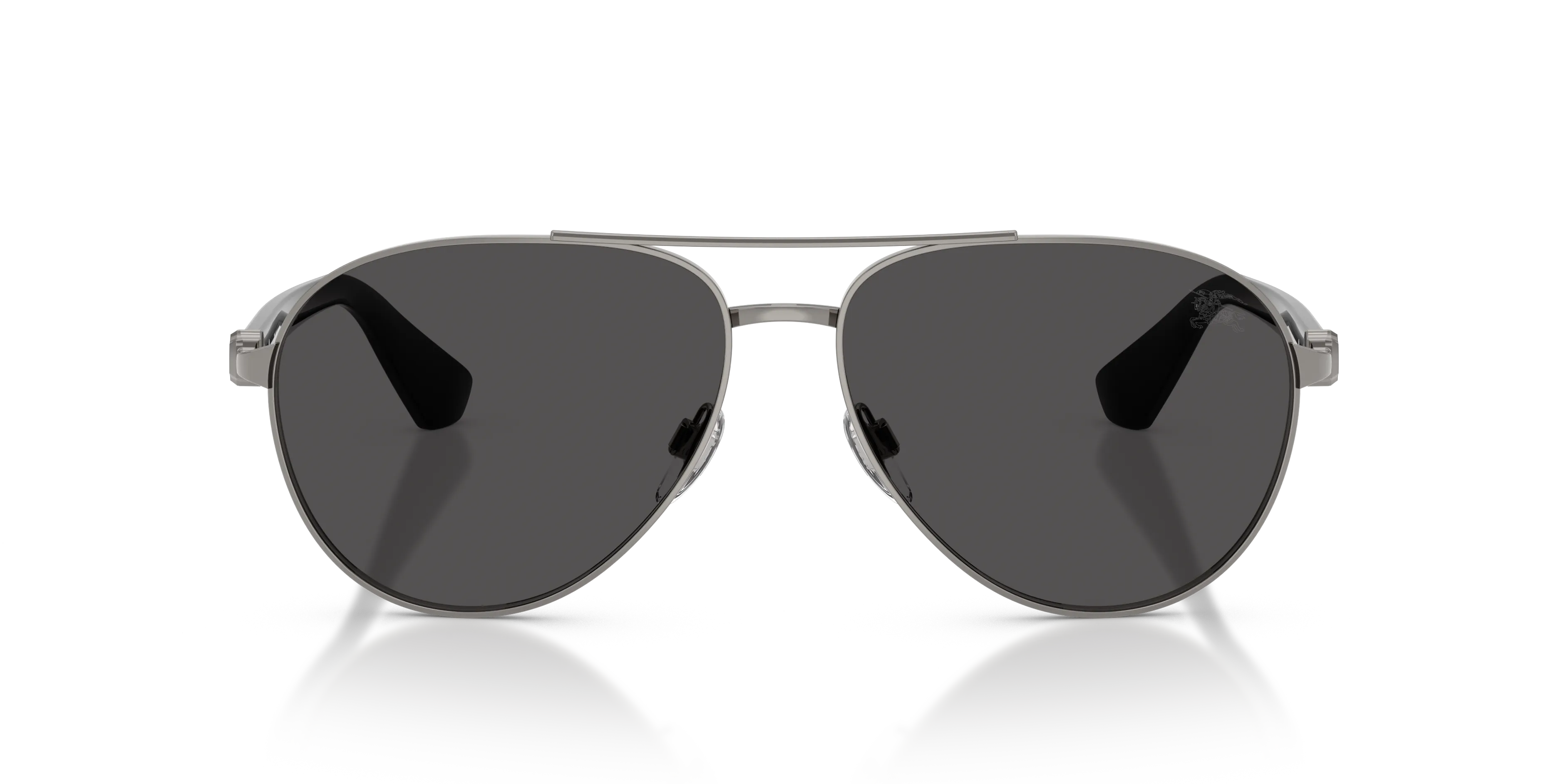 Burberry BE3167 100387 Occhiali da sole Metallo Grigio Grigio Pilot Normale - immagine 3