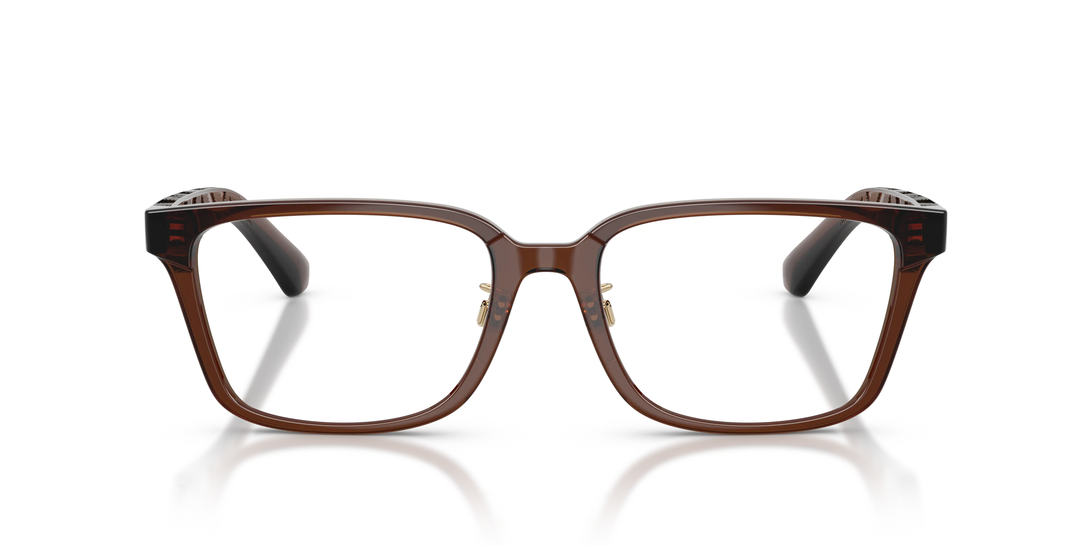 Burberry BE2450D 4116 Montature da vista Iniettato Marrone Squadrata Normale - immagine 3