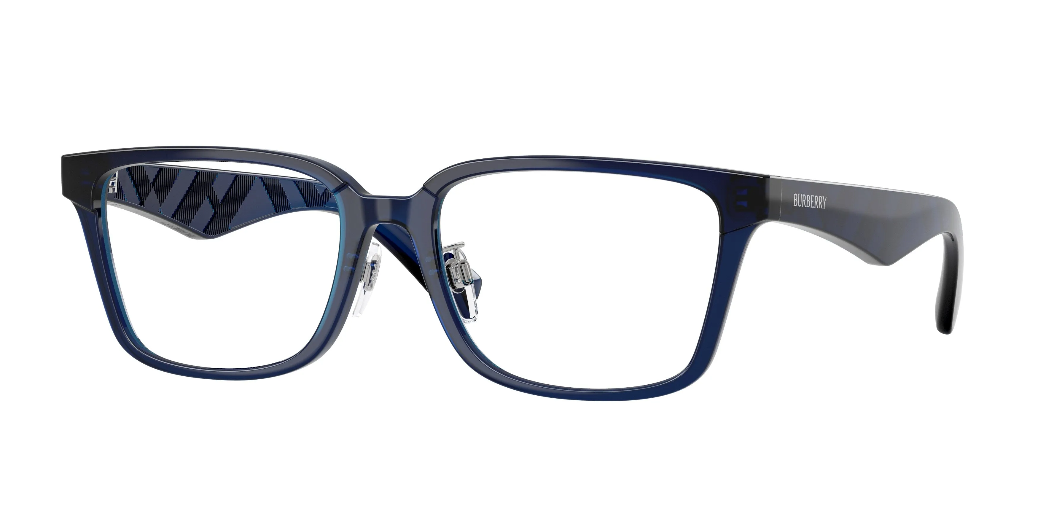 Burberry BE2450D 4110 Montature da vista Iniettato Blu Squadrata Normale - immagine 1