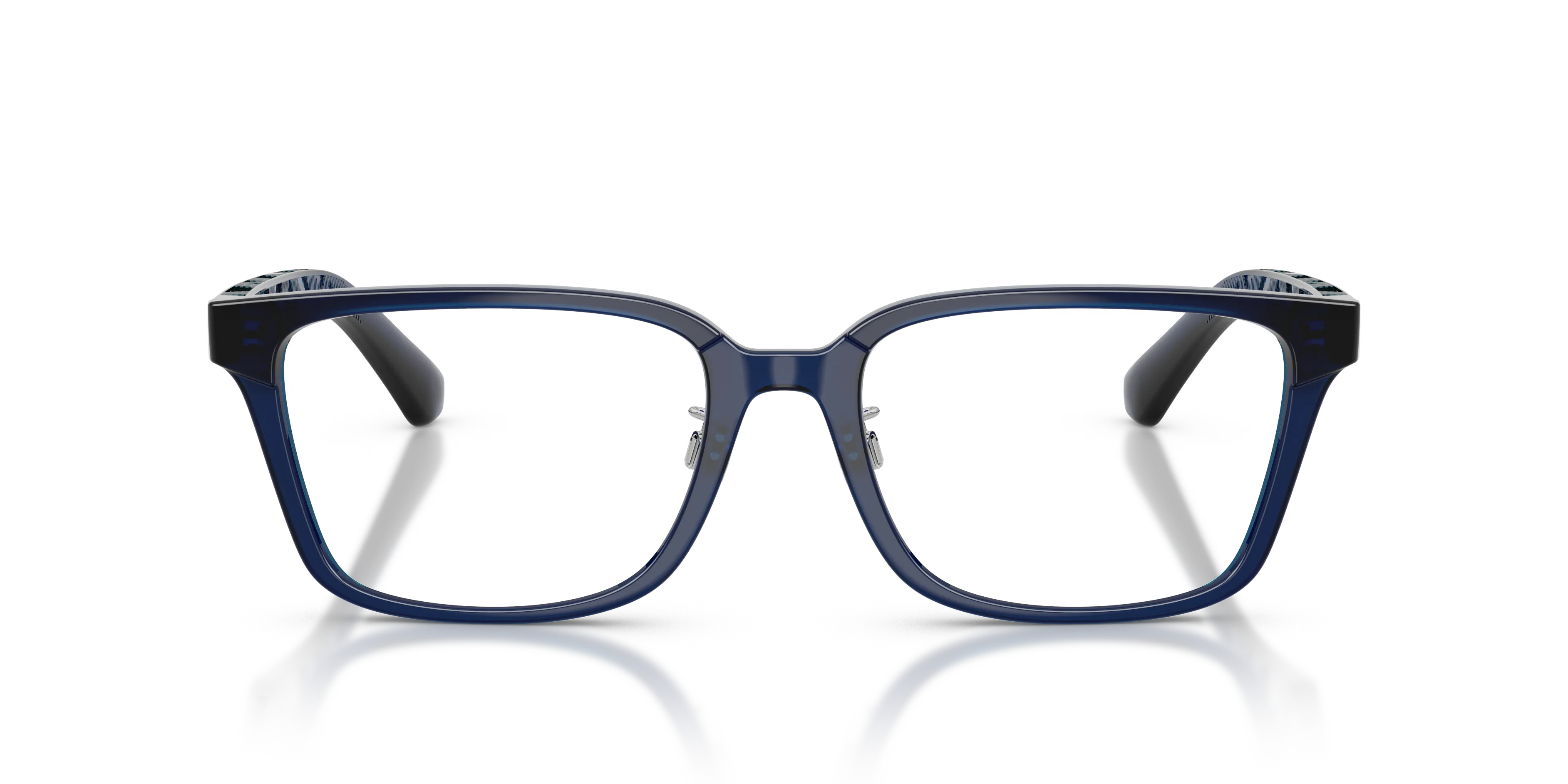 Burberry BE2450D 4110 Montature da vista Iniettato Blu Squadrata Normale - immagine 3