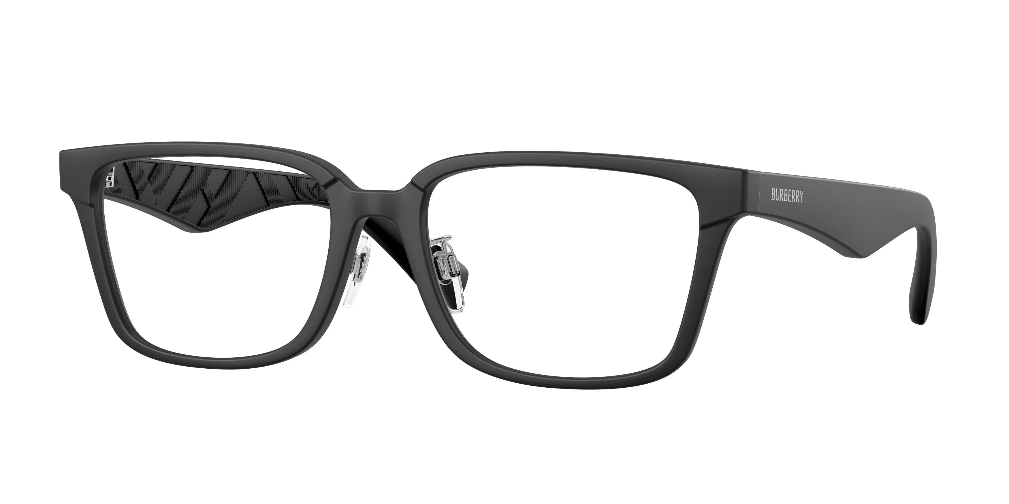 Burberry BE2450D 3464 Montature da vista Iniettato Nero Squadrata Normale - immagine 1