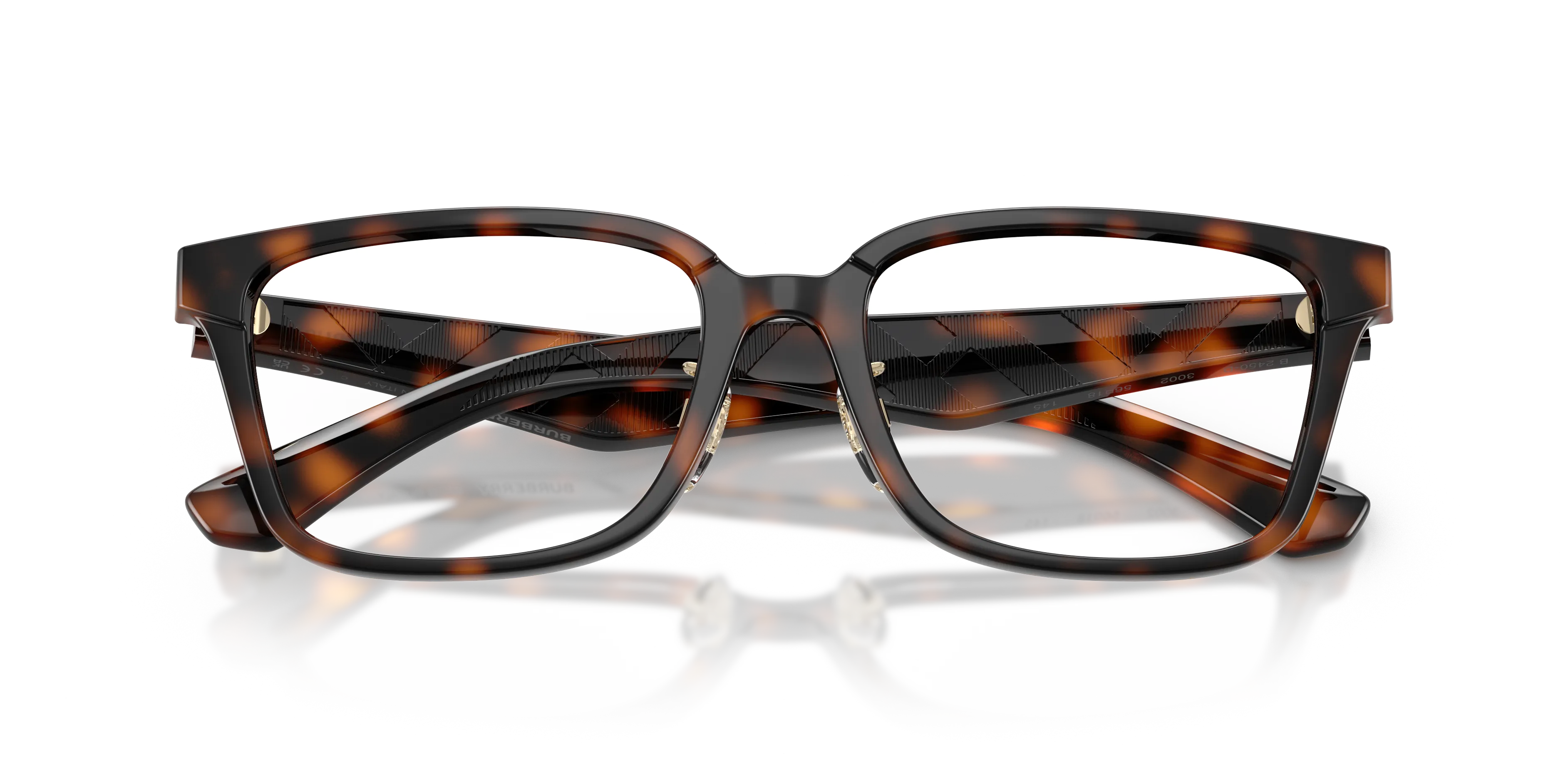 Burberry BE2450D 3002 Montature da vista Iniettato Marrone Squadrata Normale - immagine 2