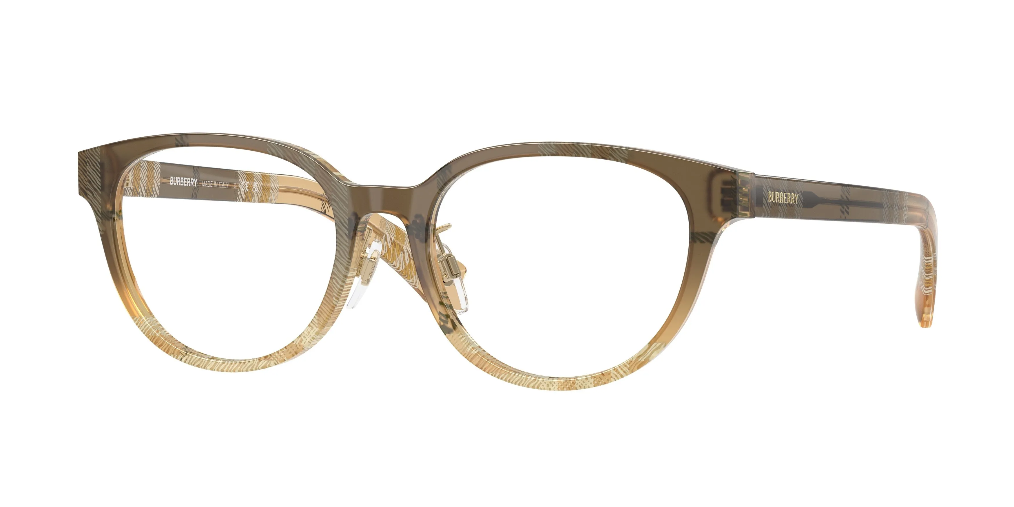 Burberry BE2448D 4201 Montature da vista Acetato Marrone Pantos Normale - immagine 1