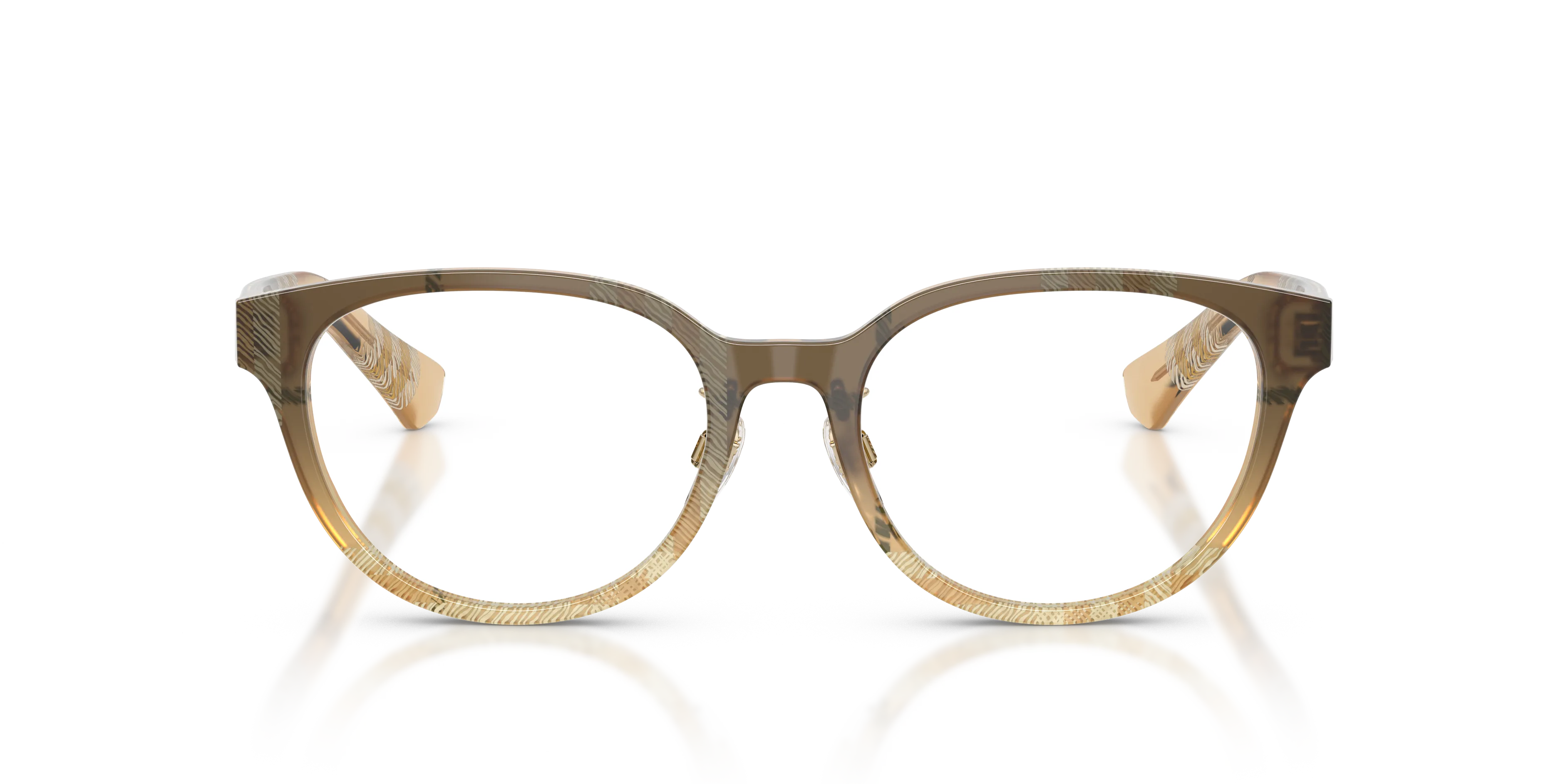 Burberry BE2448D 4201 Montature da vista Acetato Marrone Pantos Normale - immagine 3