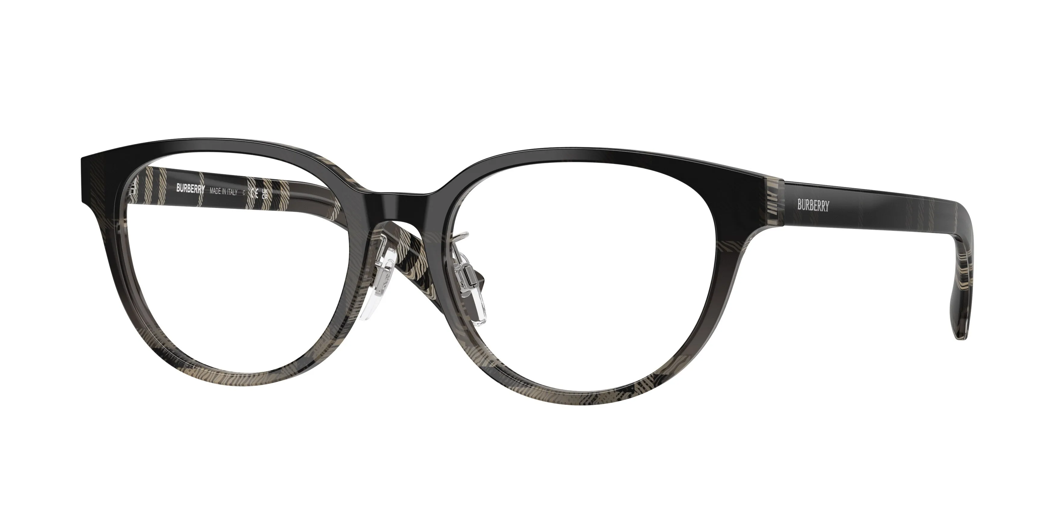 Burberry BE2448D 4200 Montature da vista Acetato Grigio Pantos Normale - immagine 1