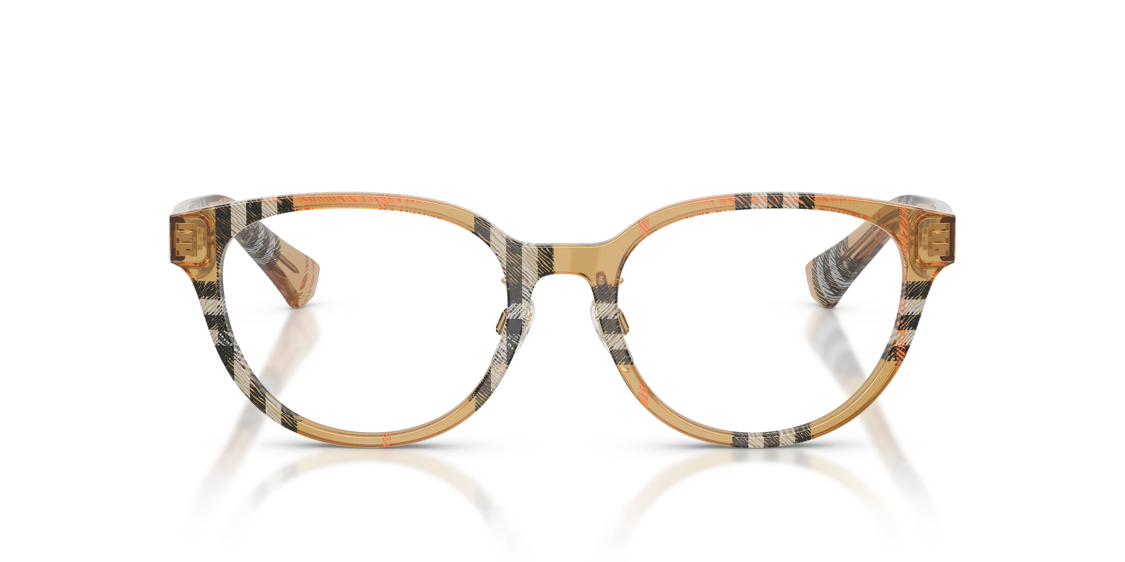 Burberry BE2448D 4163 Montature da vista Acetato Marrone Pantos Normale - immagine 3