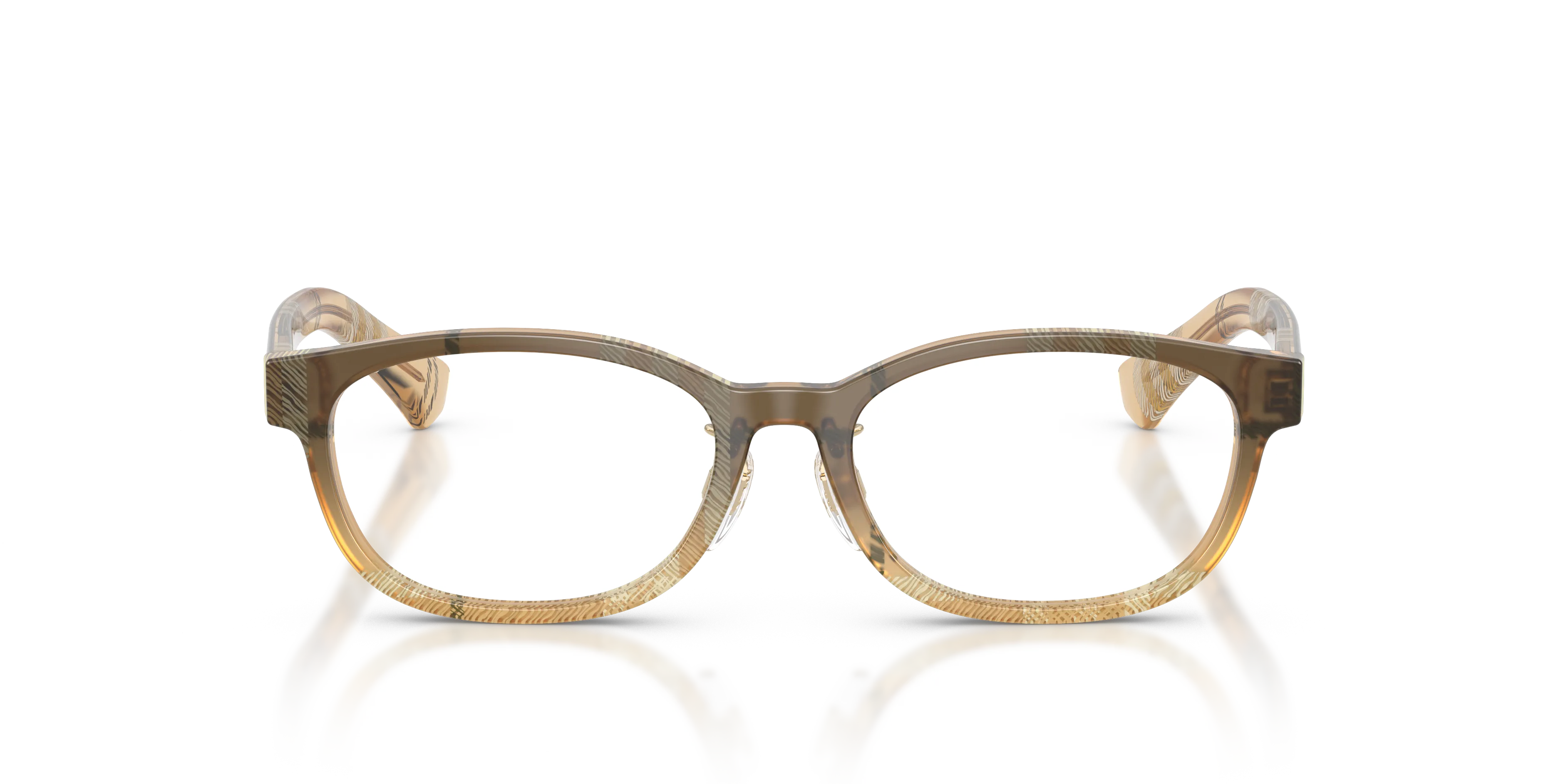 Burberry BE2447D 4201 Montature da vista Acetato Marrone Rotonda Normale - immagine 3