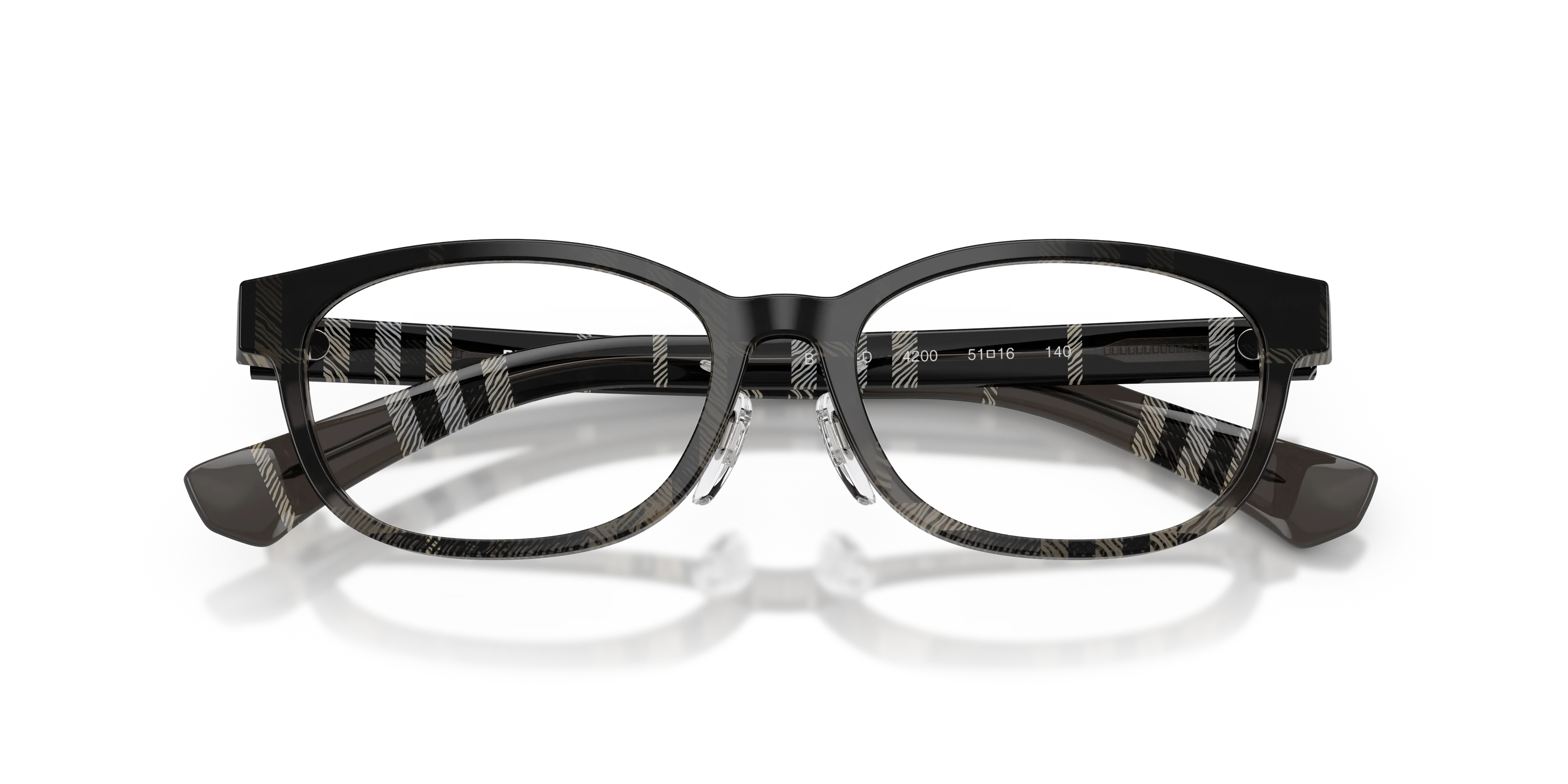 Burberry BE2447D 4200 Montature da vista Acetato Grigio Rotonda Normale - immagine 2
