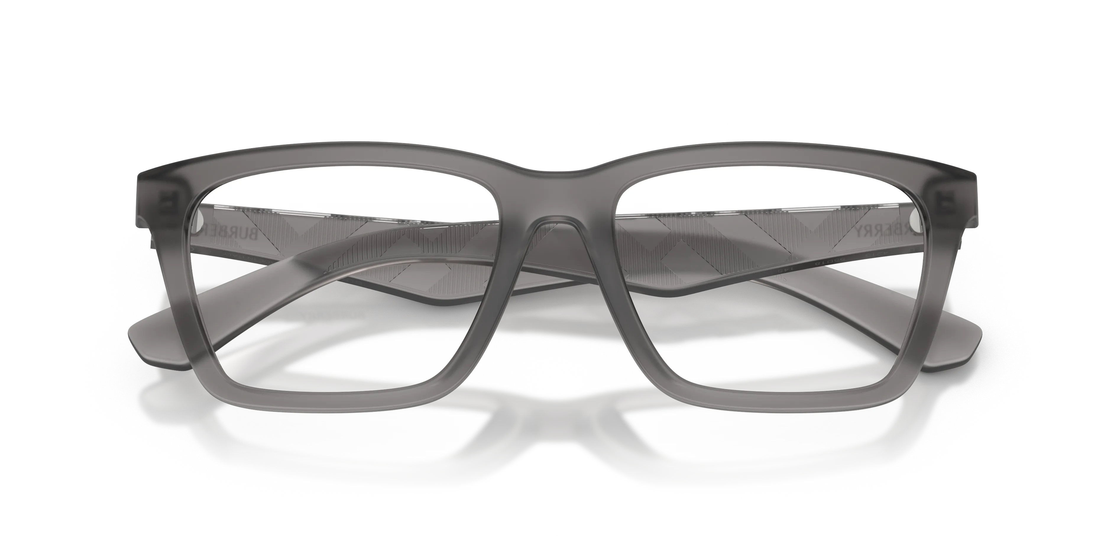 Burberry BE2446U 4213 Montature da vista Iniettato Grigio Squadrata Normale - immagine 2