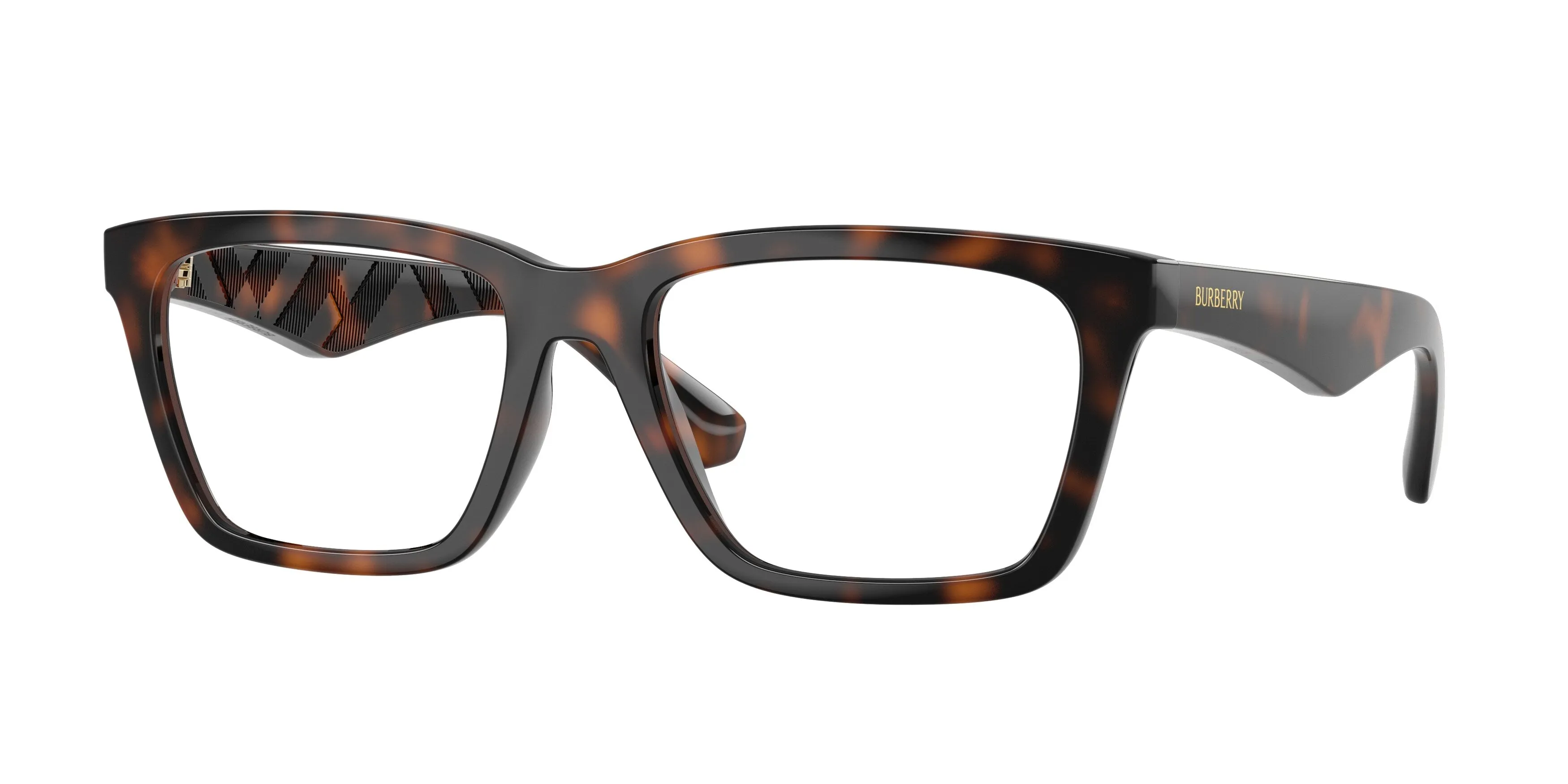 Burberry BE2446U 3002 Montature da vista Iniettato Marrone Squadrata Normale - immagine 1